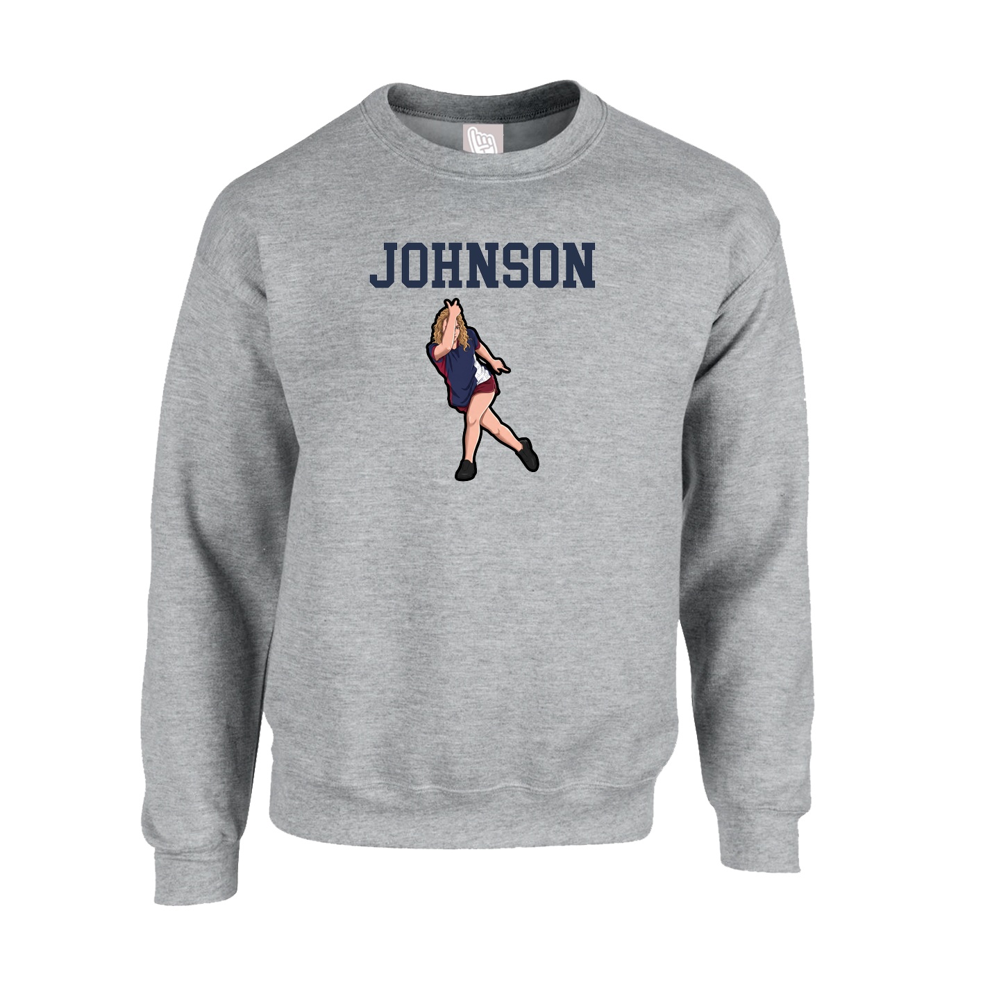 Fleece Crew — Shirsey in Grey