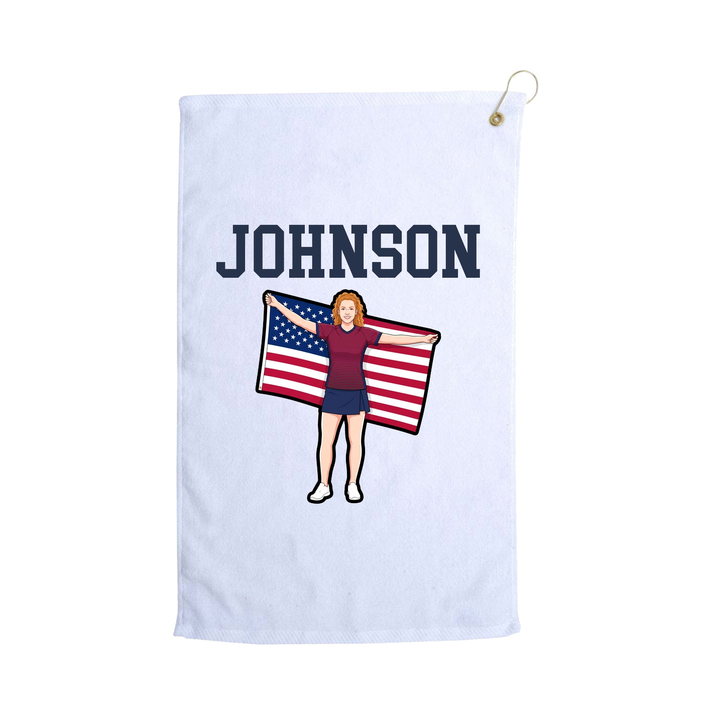 Golf Towel — Shirsey in White