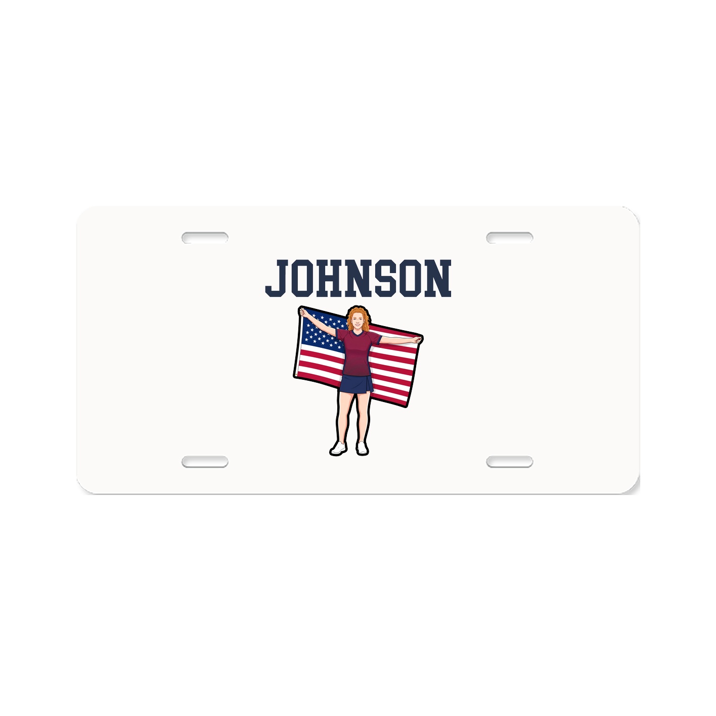 License Plate — Shirsey in Classic