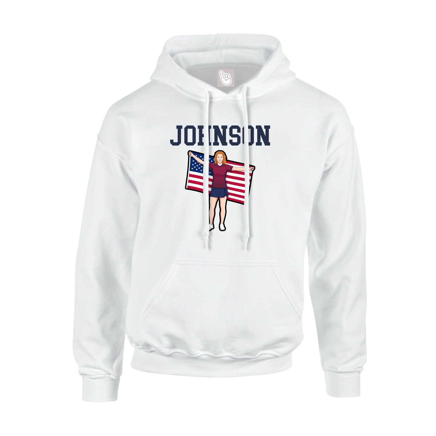 Hoodie — Shirsey in White