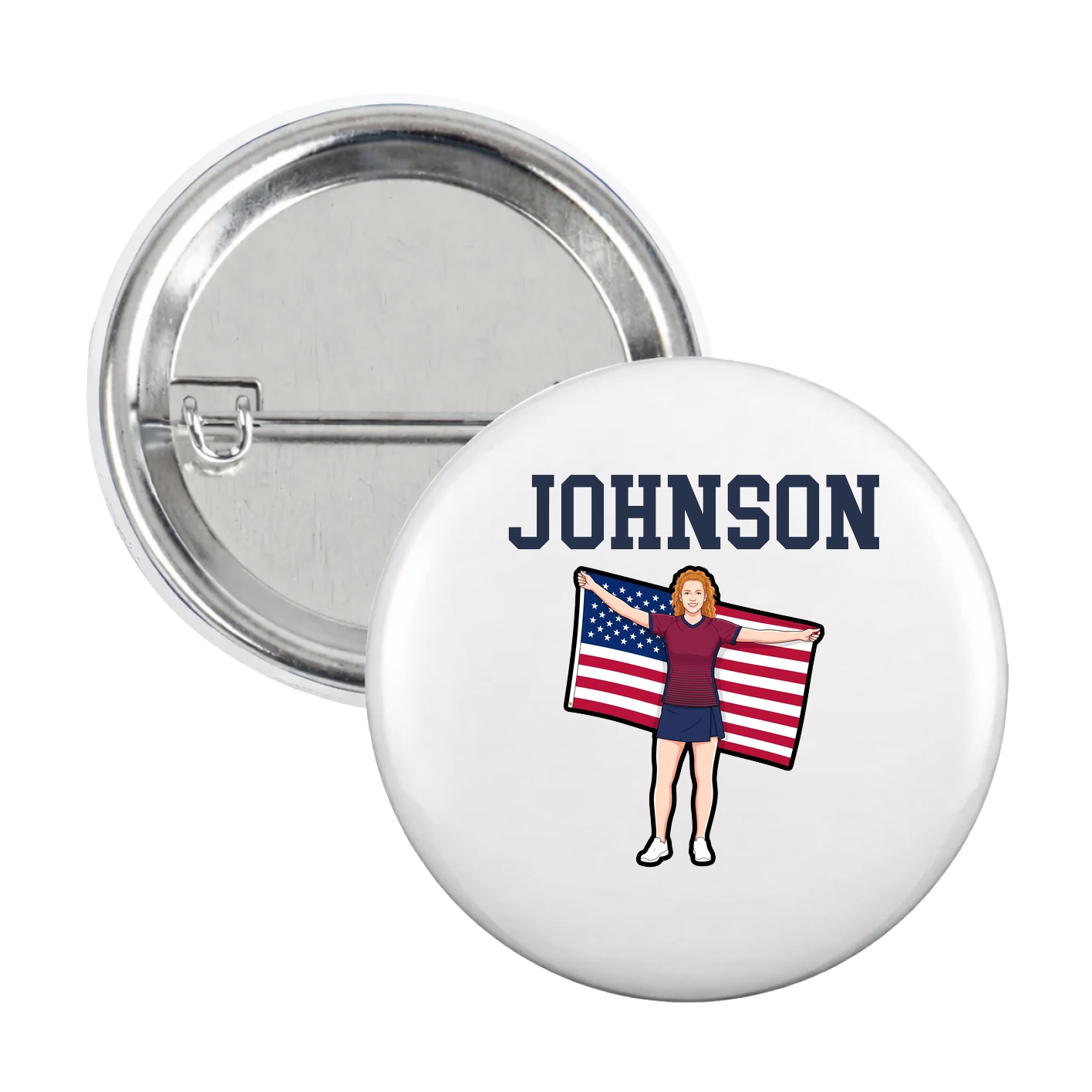 Game Day Button — Shirsey in White