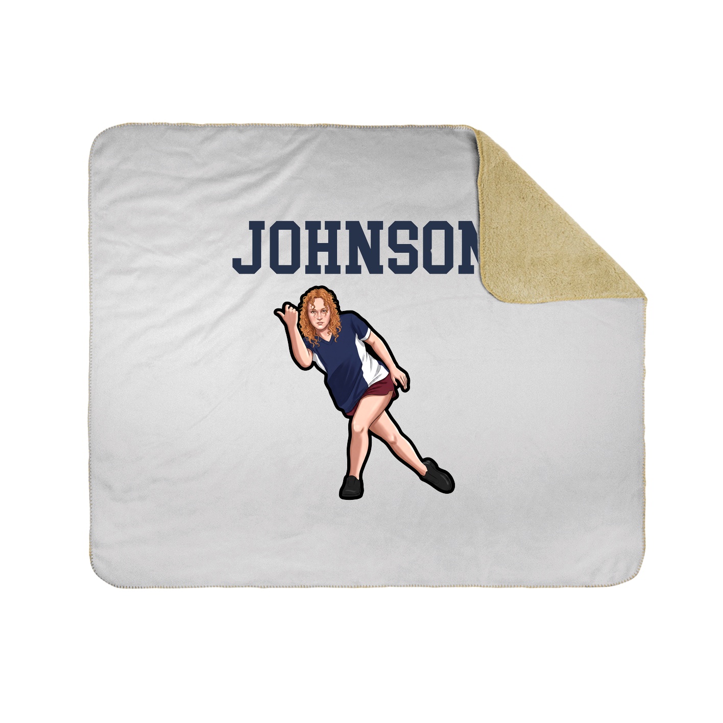 Throw Blanket — Shirsey in White