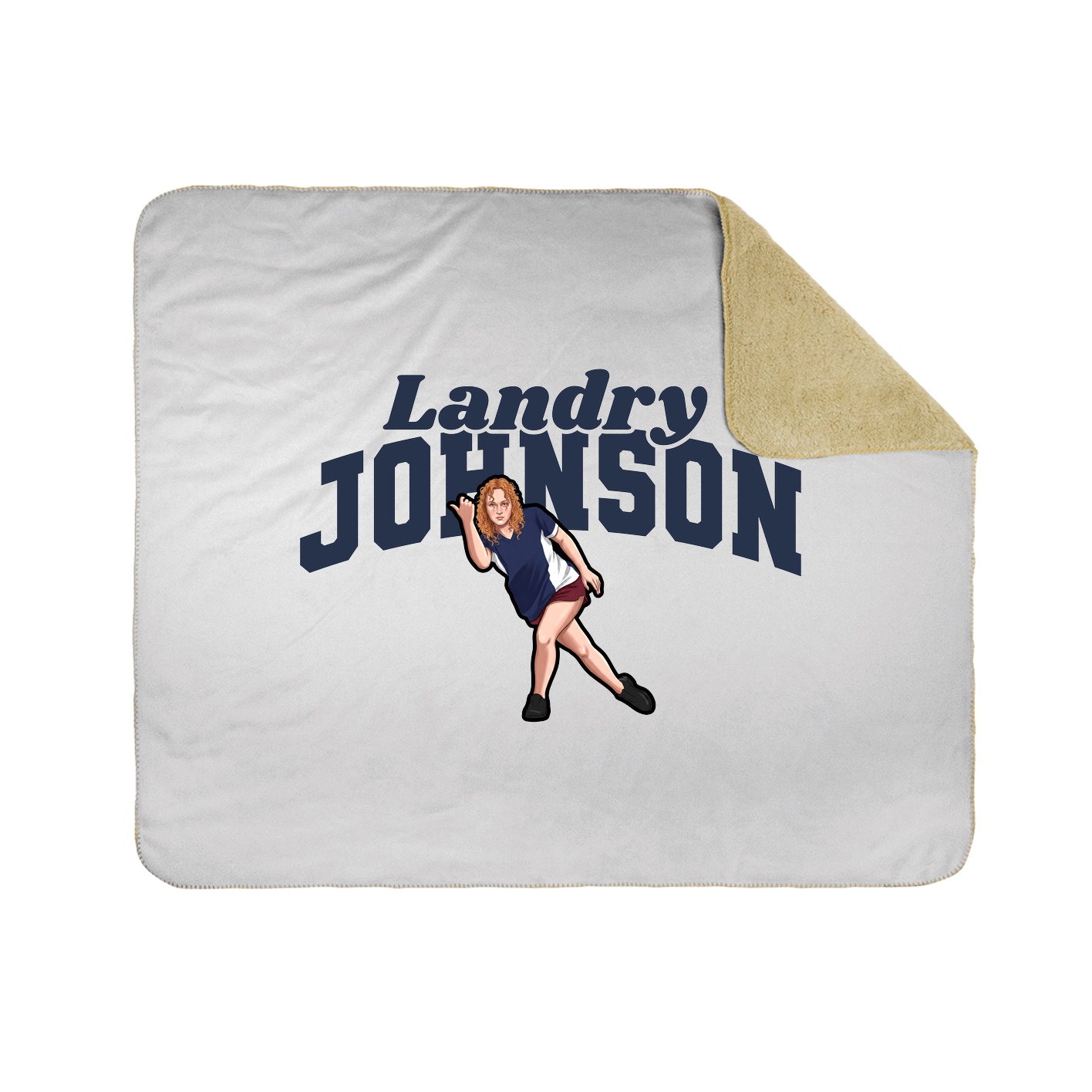 Throw Blanket — Signature Arch in White