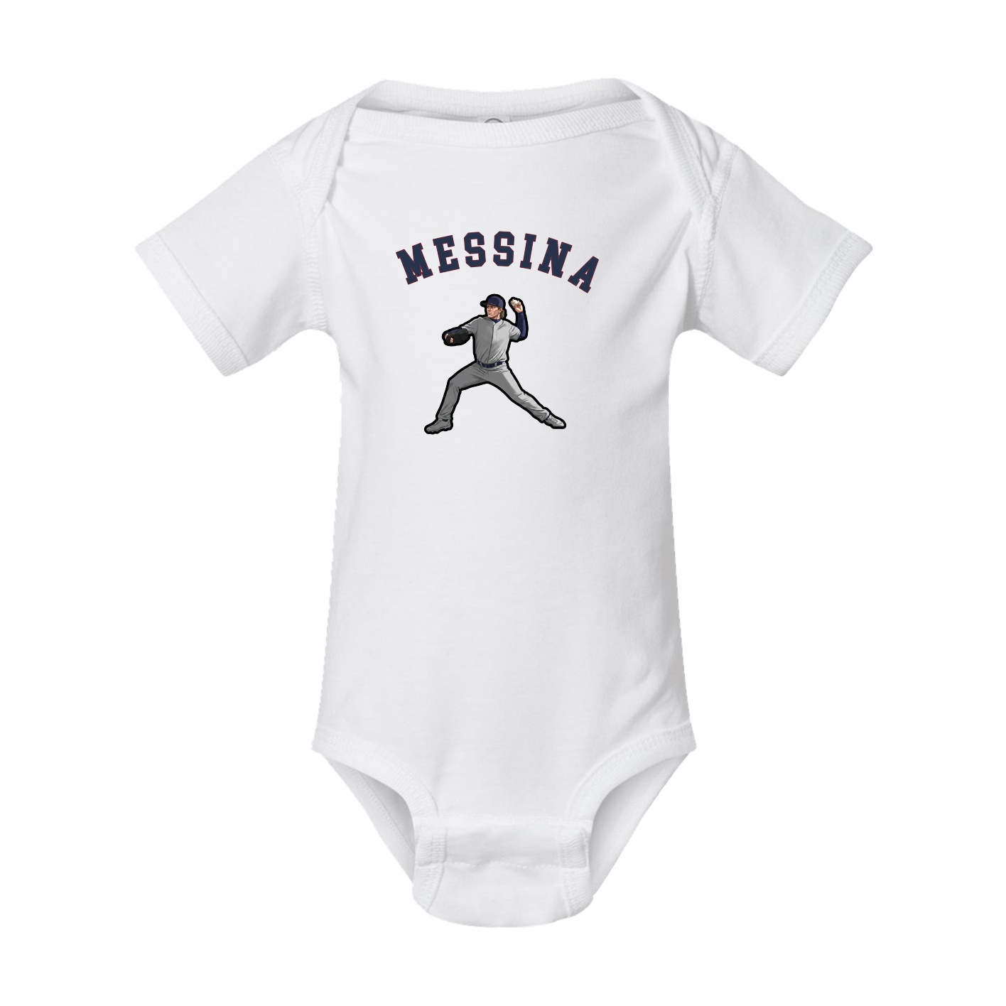 Baby Onesie — Shirsey Arch in White