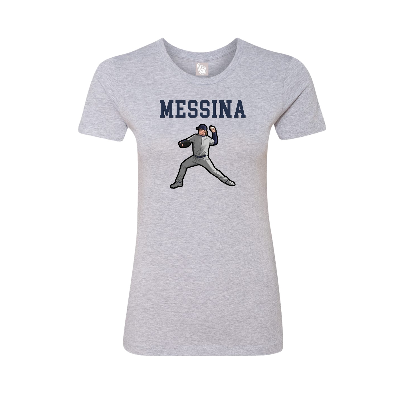 Fitted Women's Tee — Shirsey in Grey