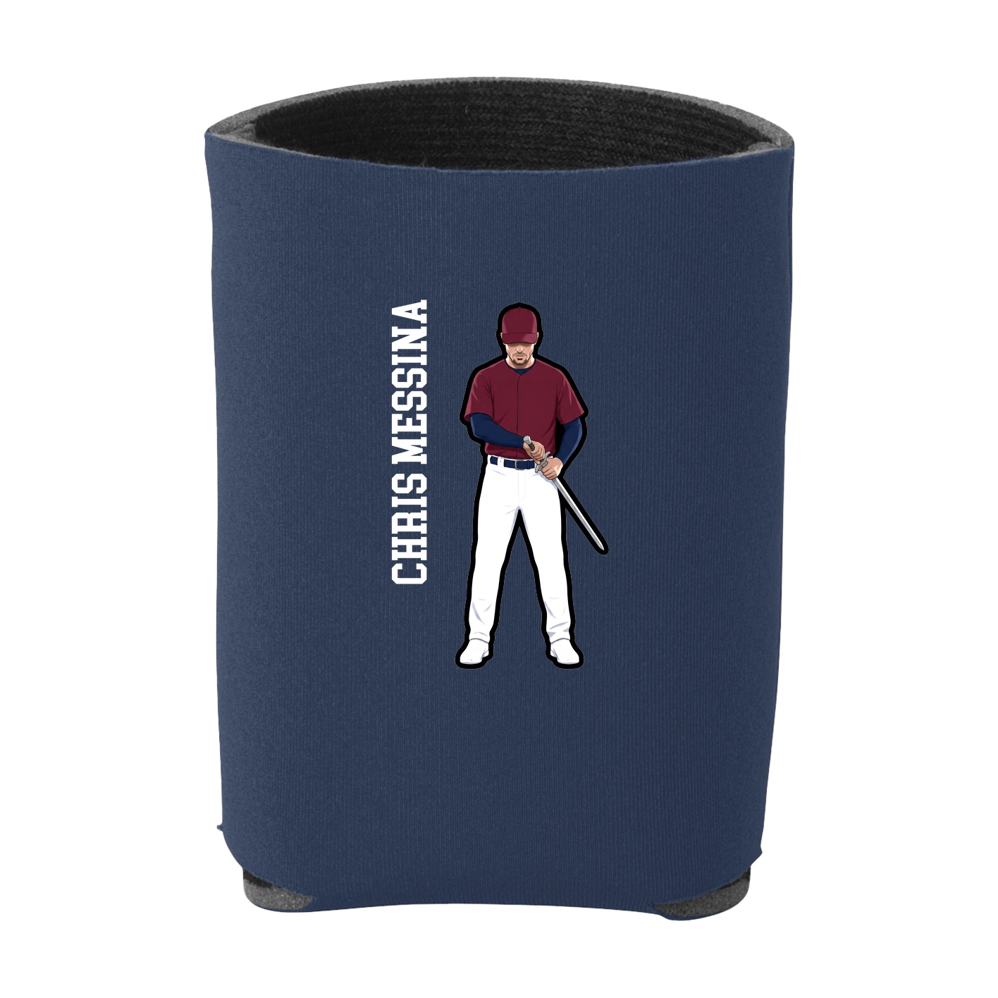 Can Holder — Name Vertical in Navy