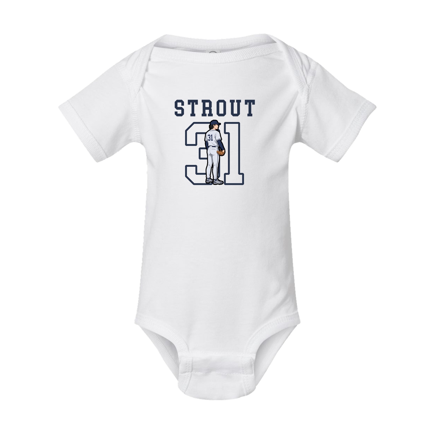 Baby Onesie — Shirsey in White