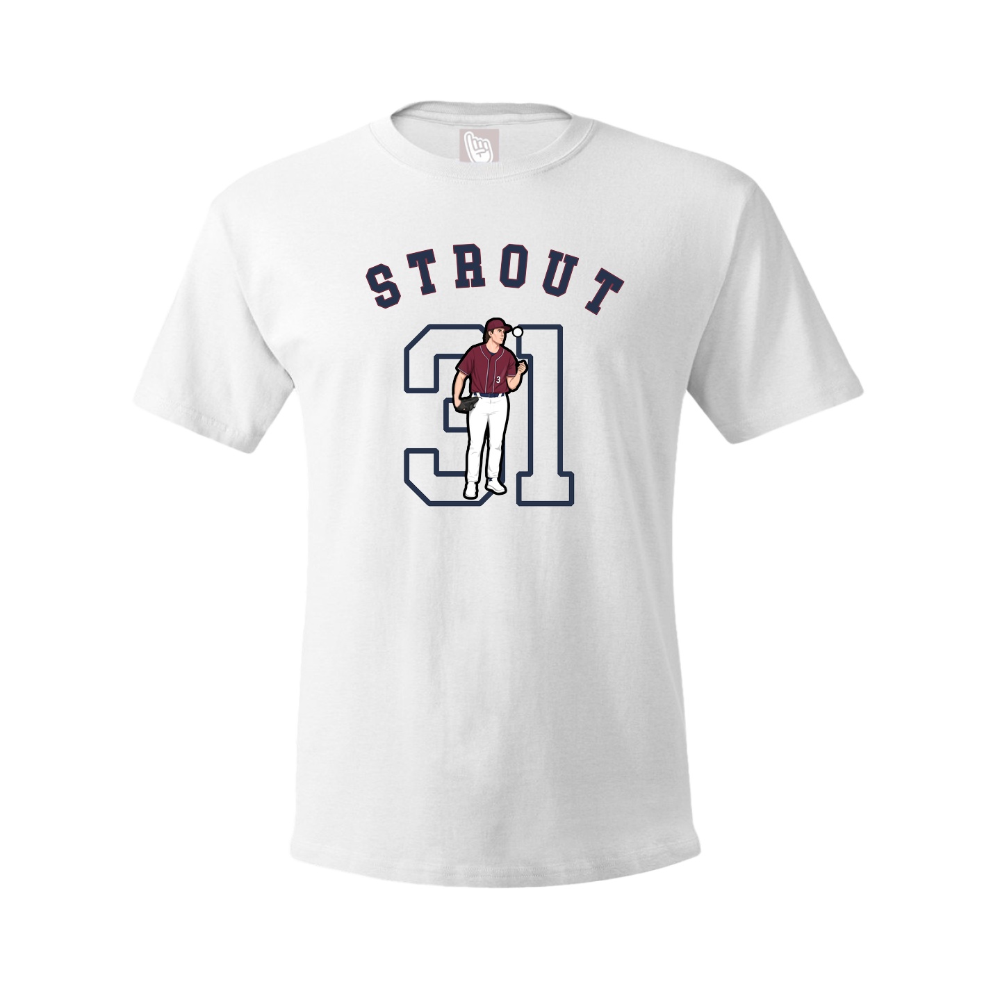 Youth Tee — Shirsey Arch in White