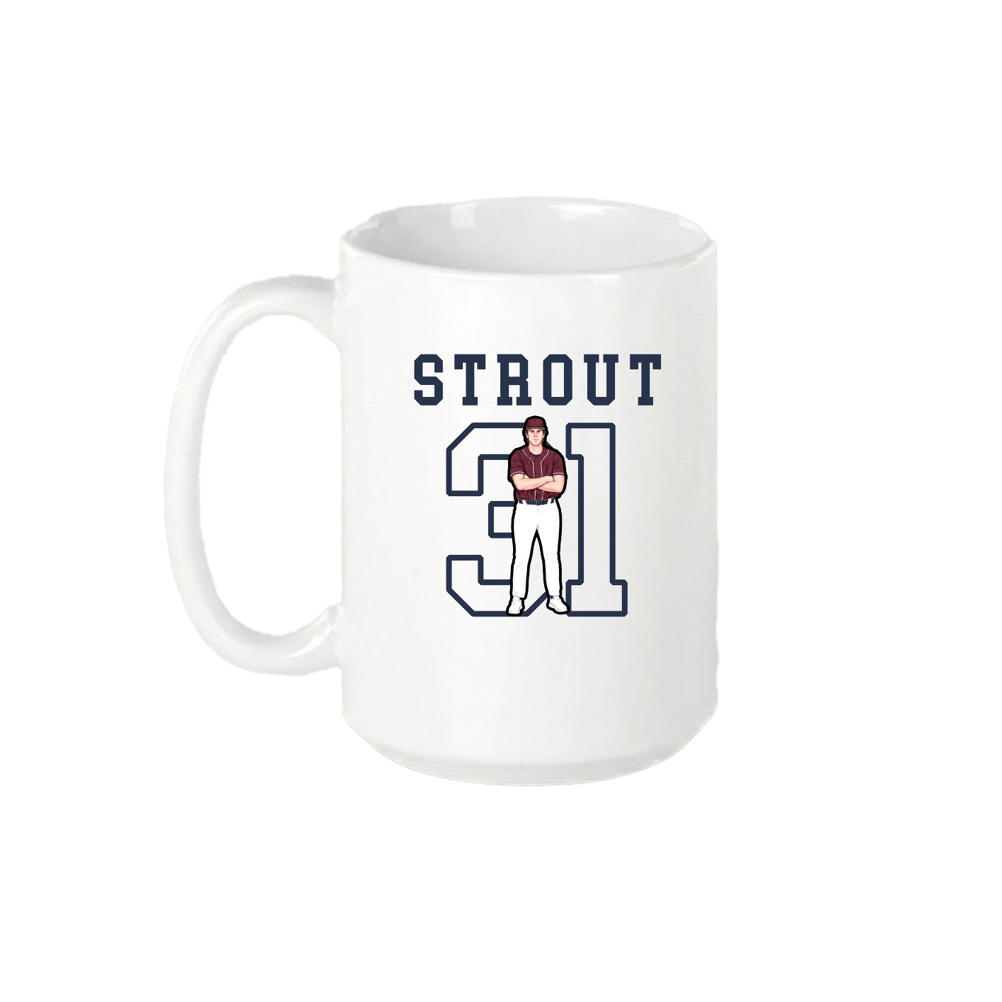 15oz Coffee Mug — Shirsey in White