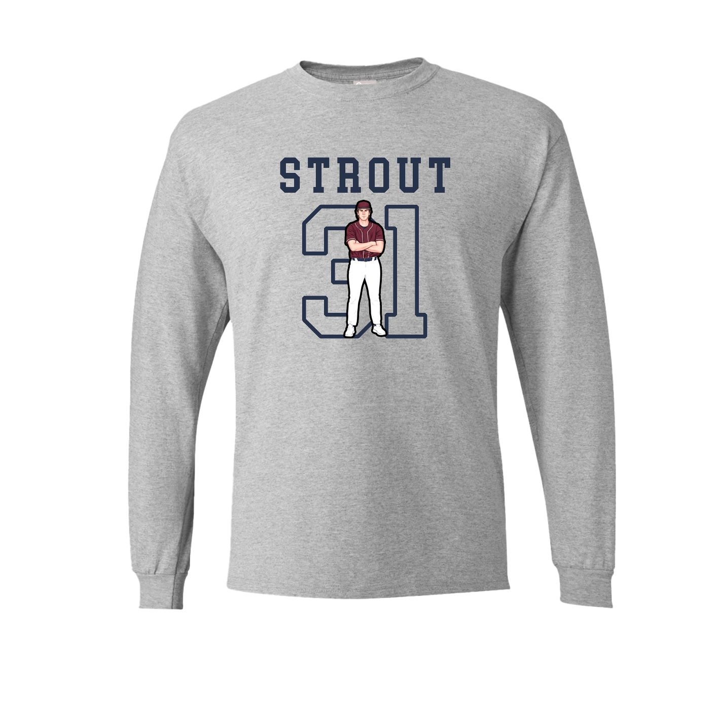 Long Sleeve Tee — Shirsey in Grey