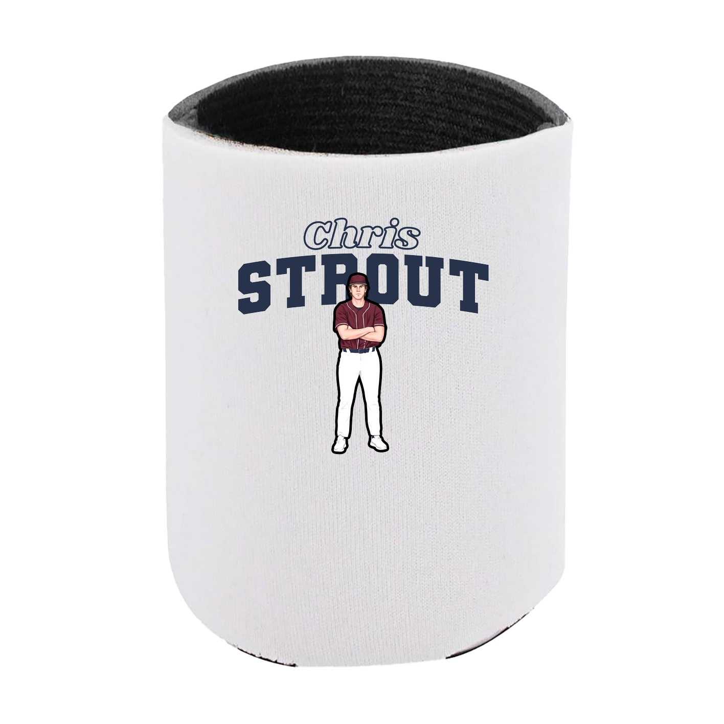 Can Holder — Name Arch in White
