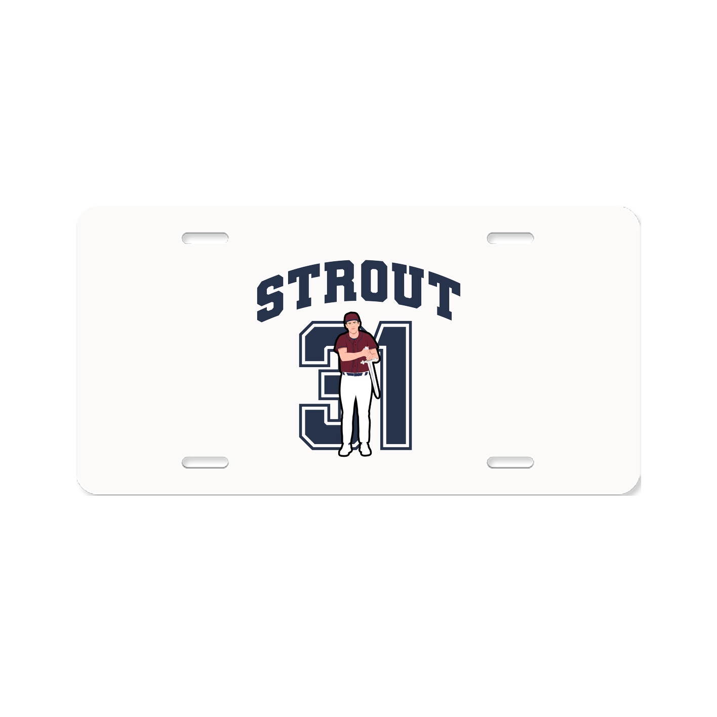 License Plate — Number in Classic