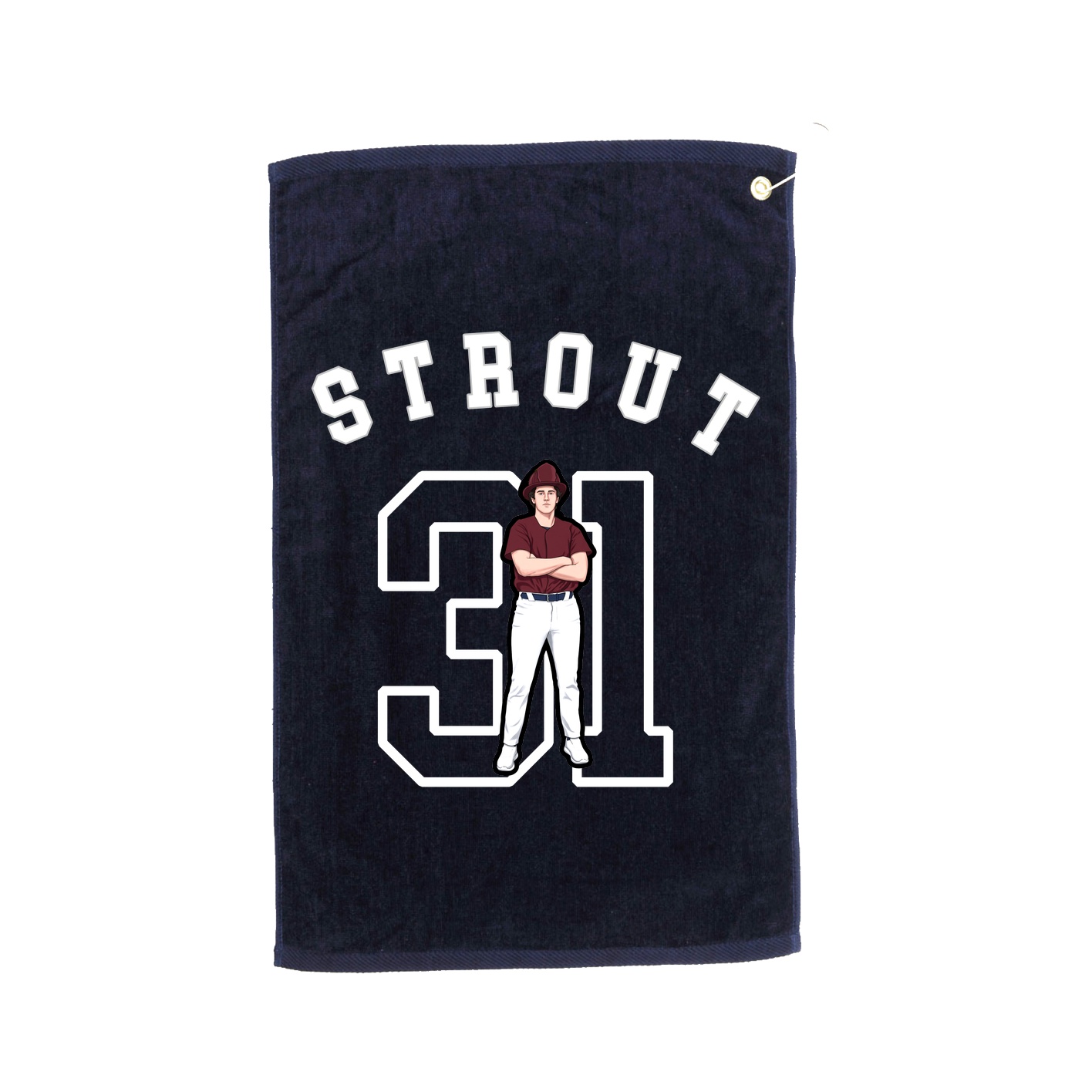 Golf Towel — Shirsey Arch in Navy