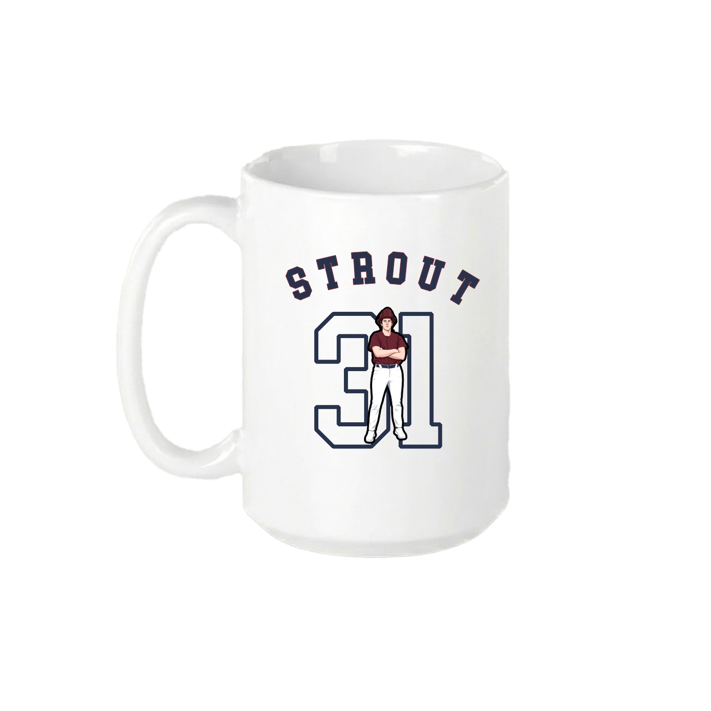 15oz Coffee Mug — Shirsey Arch in White