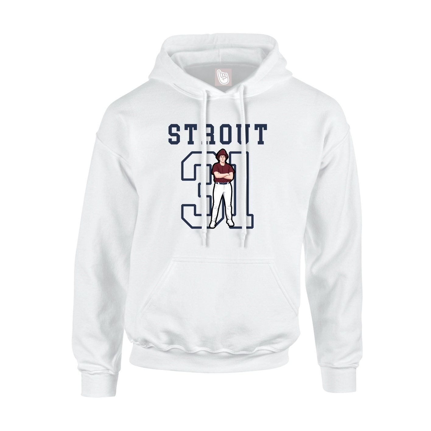 Hoodie — Shirsey in White