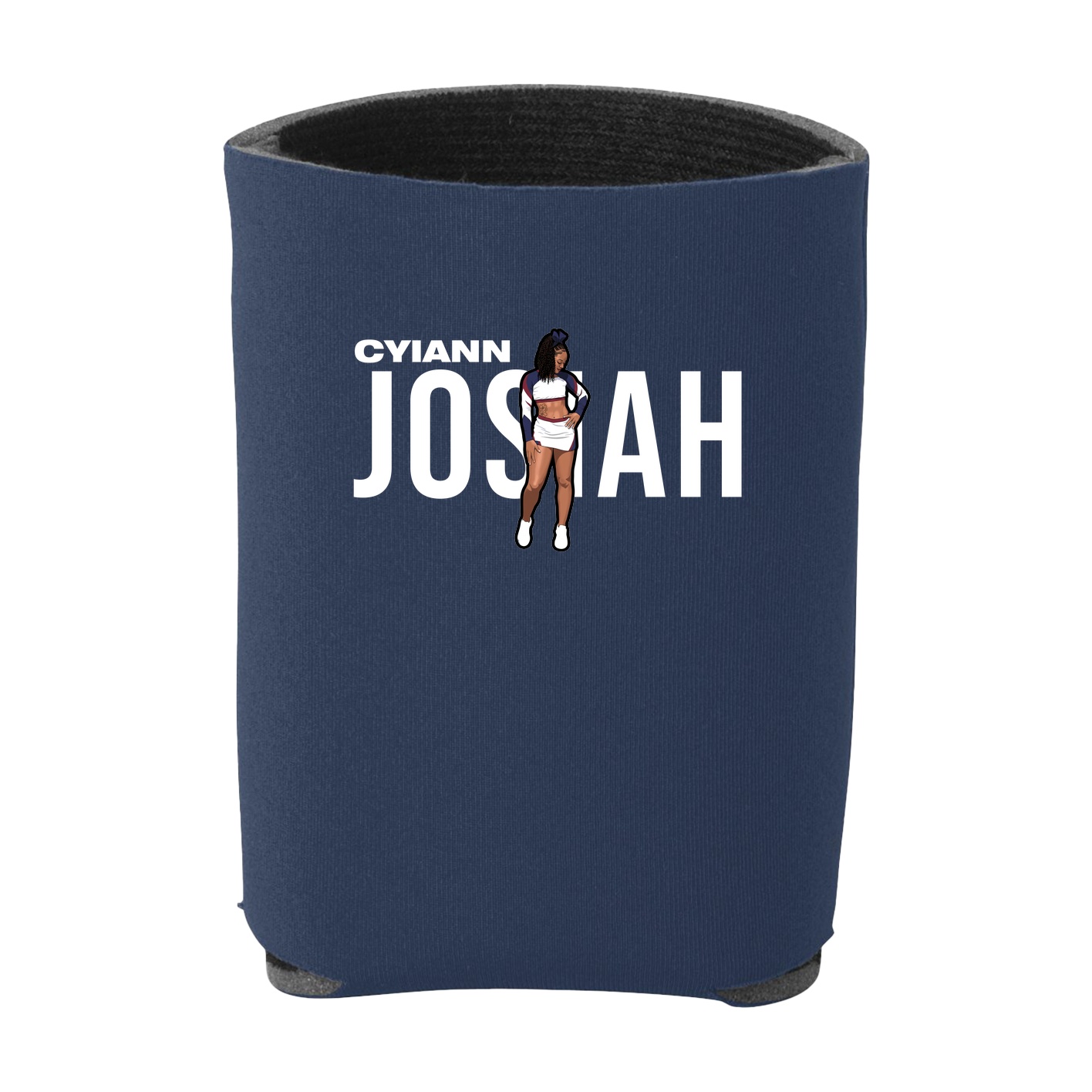 Can Holder — Player Name in Navy