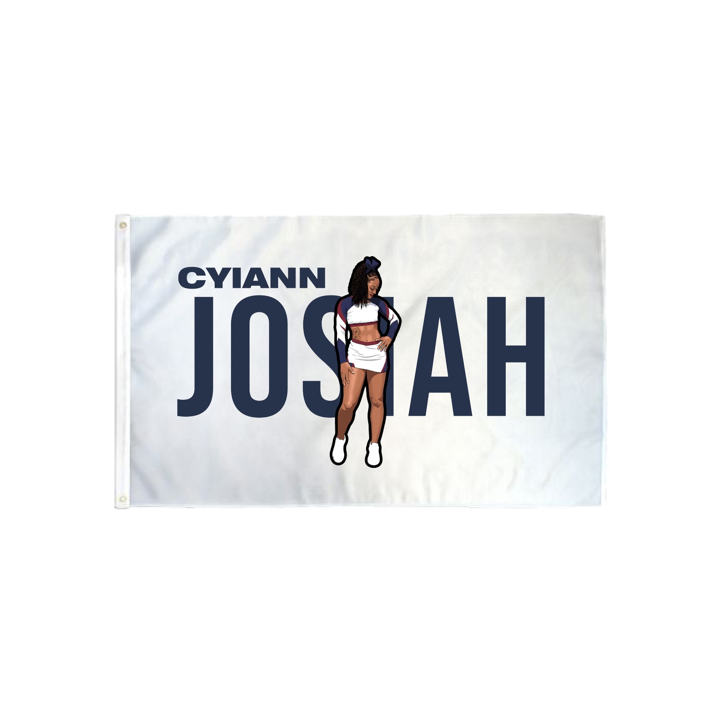 3x5 Flag — Player Name in Classic