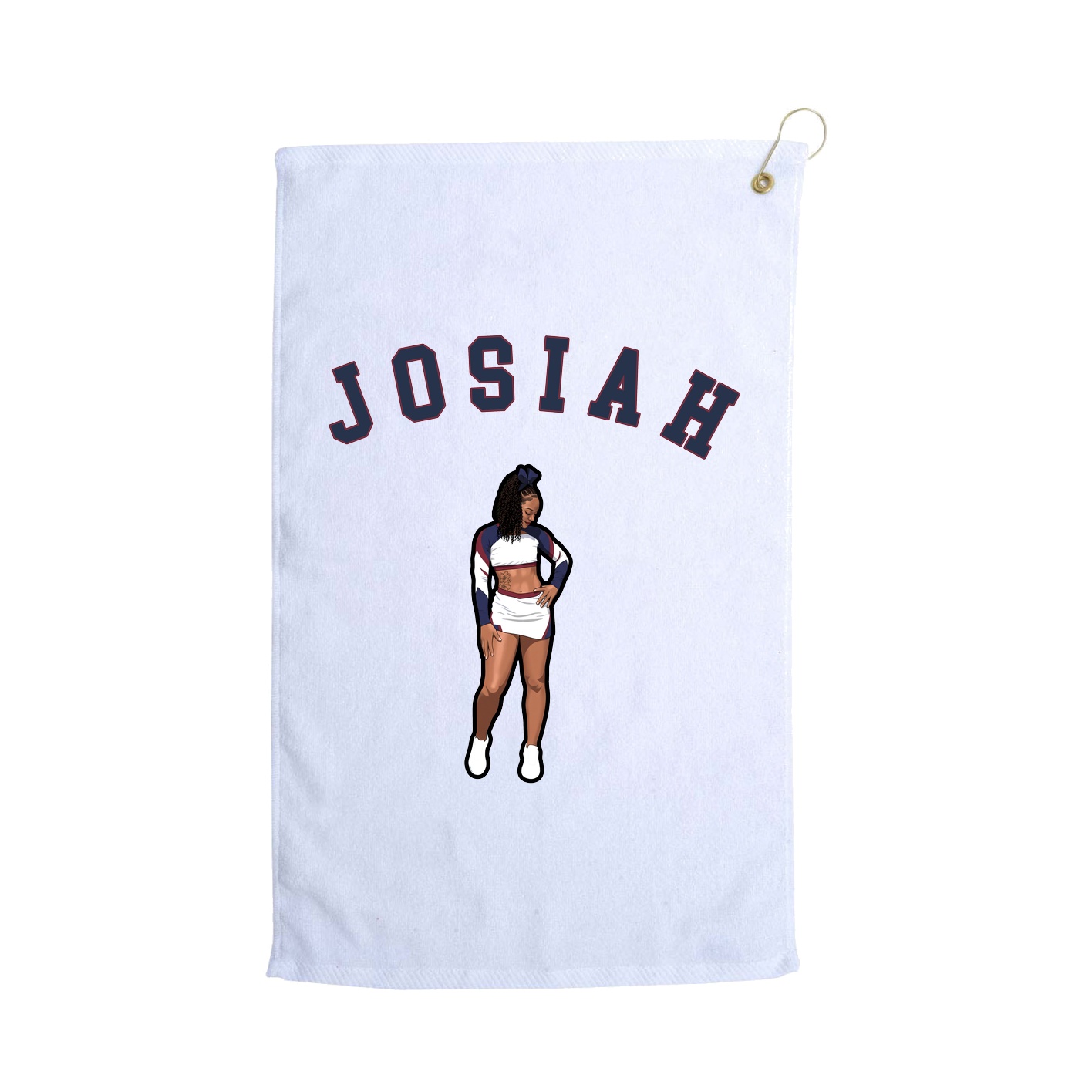 Golf Towel — Shirsey Arch in White