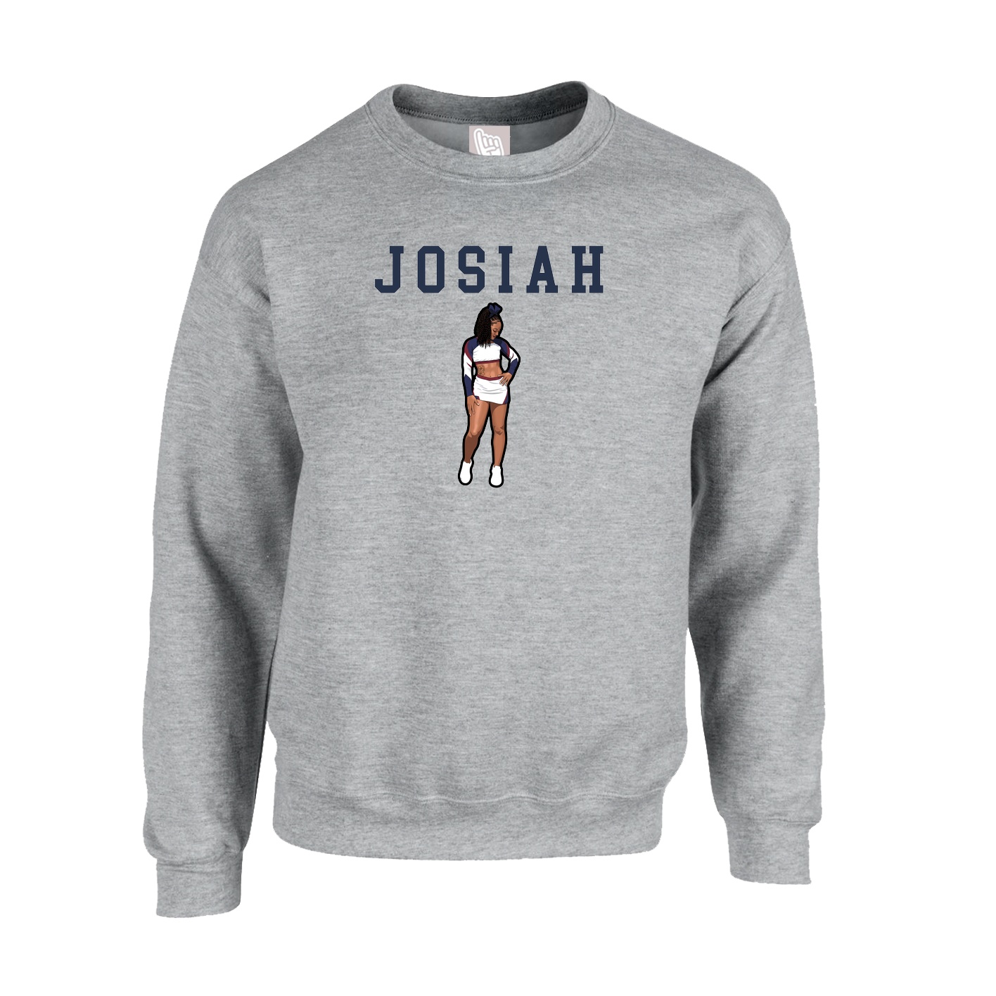 Fleece Crew — Shirsey in Grey