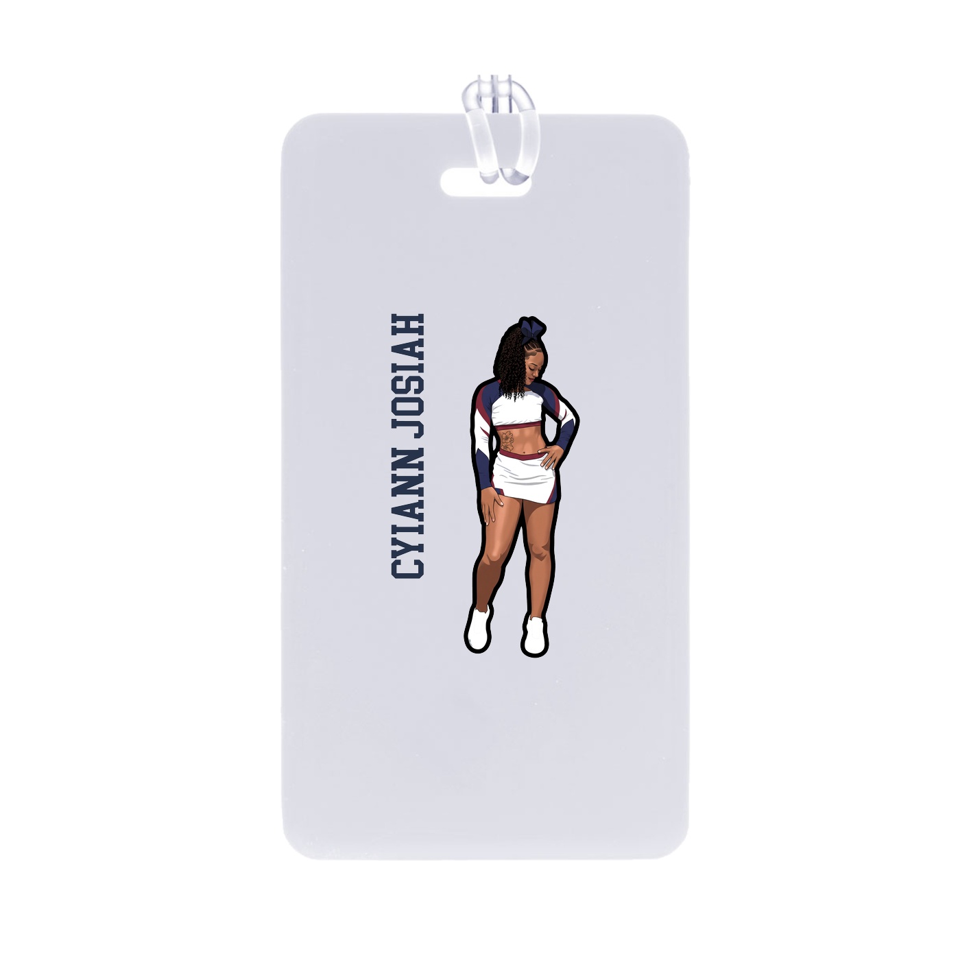 Bag Tag — Name Vertical in Classic