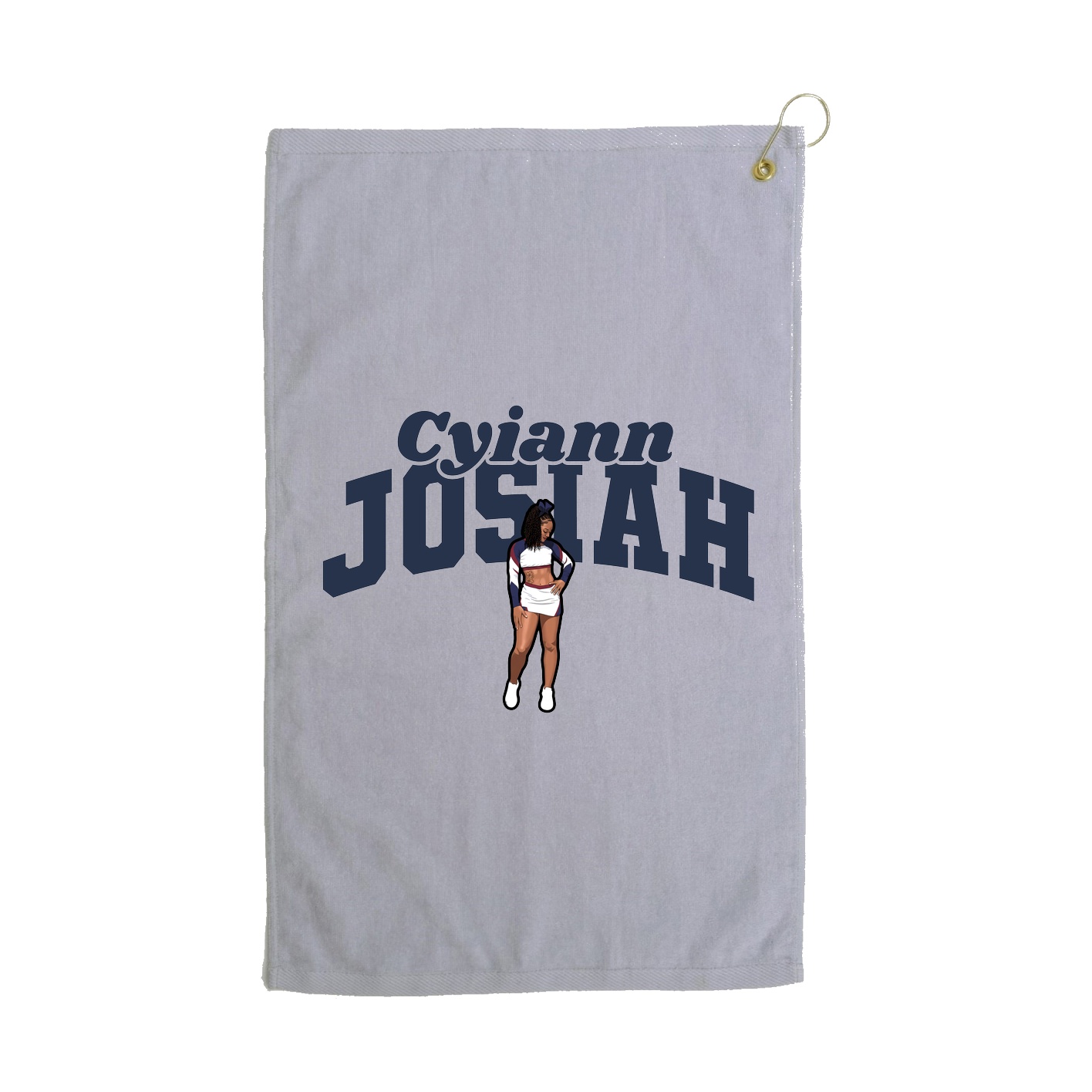 Golf Towel — Signature Arch in Grey