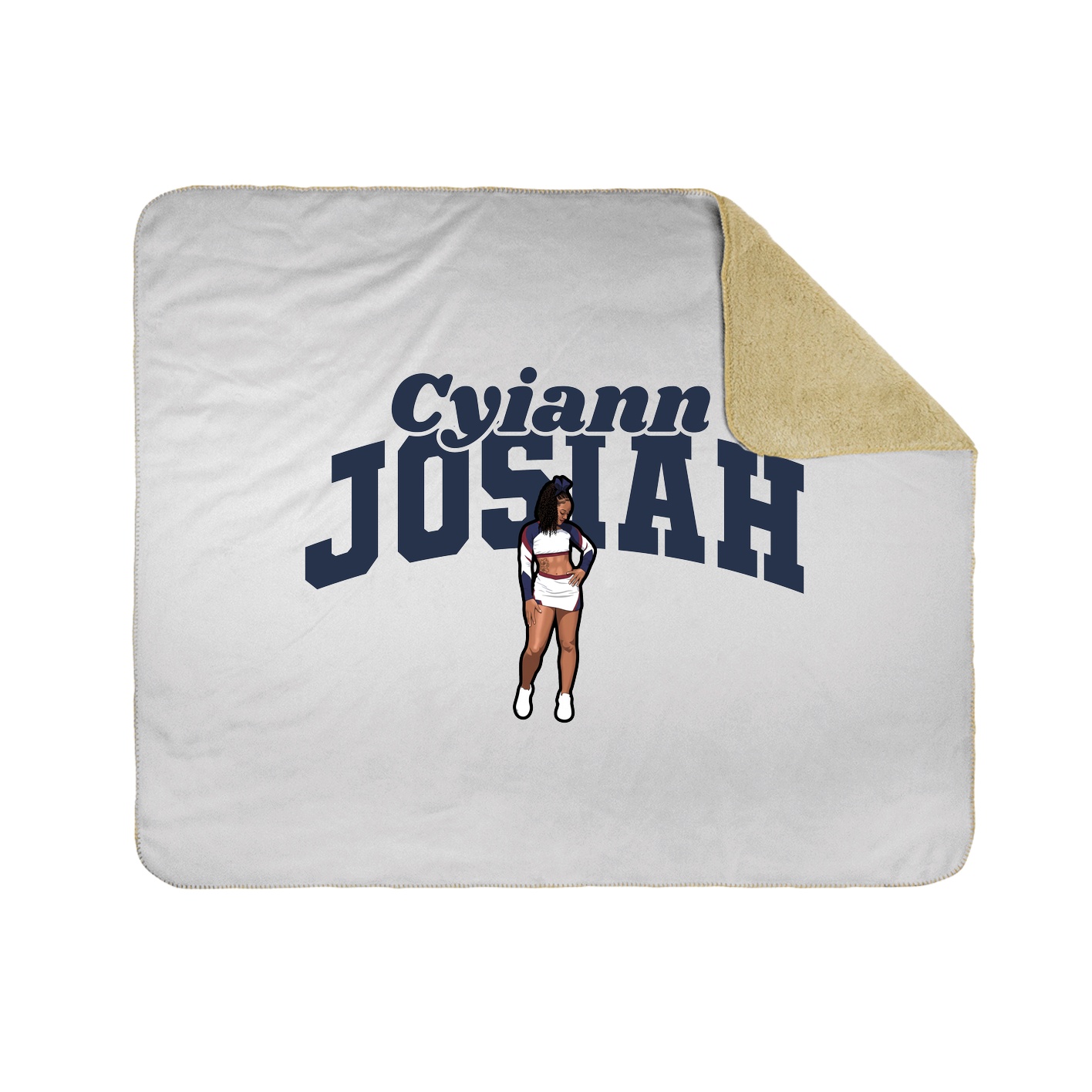 Throw Blanket — Signature Arch in White