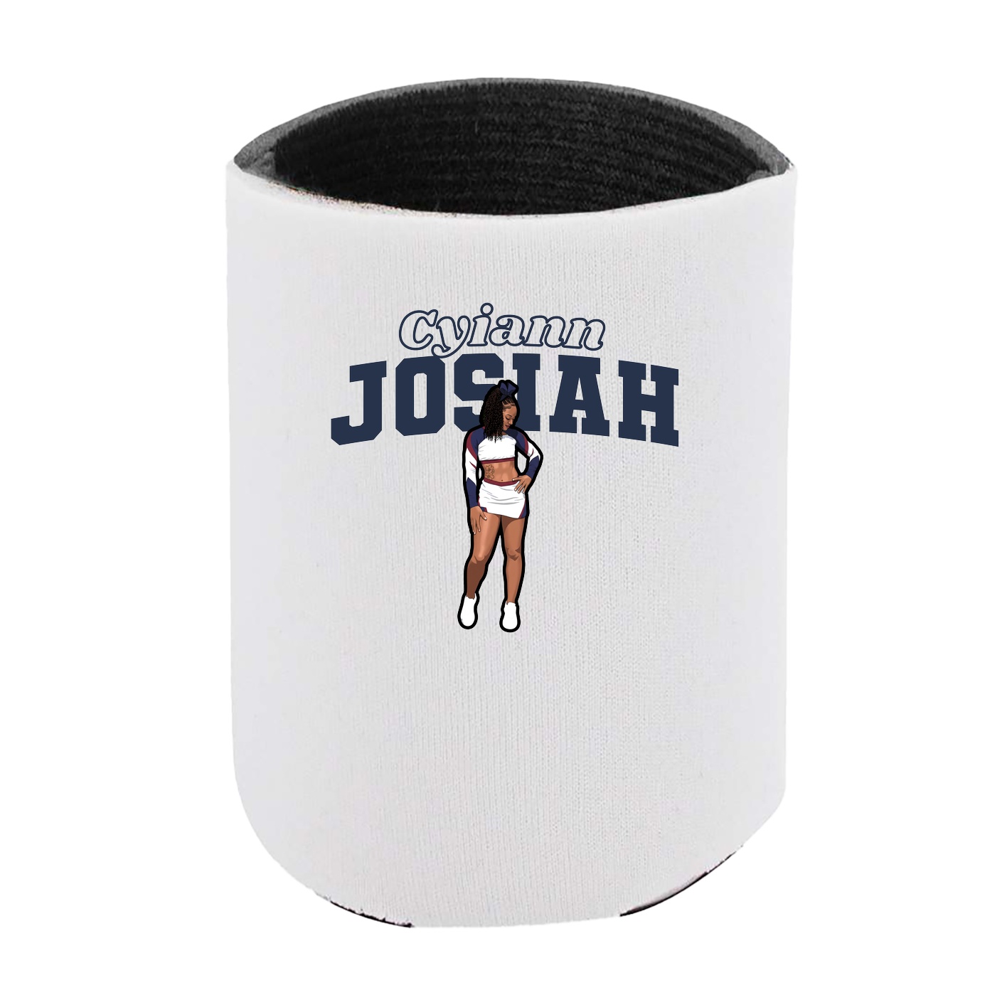 Can Holder — Name Arch in White
