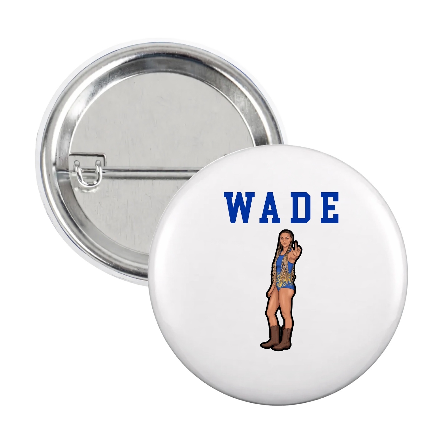 Game Day Button — Shirsey in White