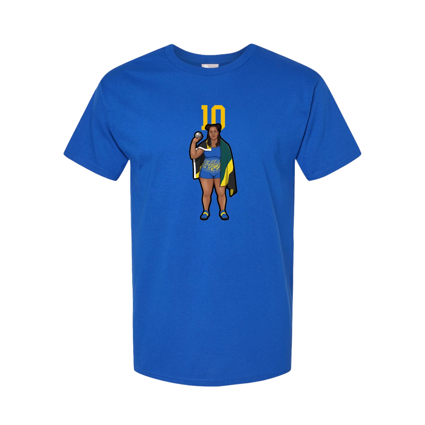Youth Tee — Number Top in Royal