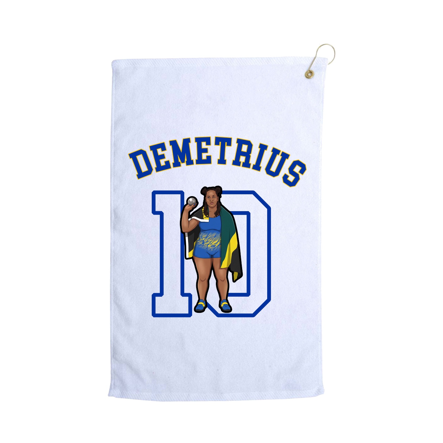 Golf Towel — Shirsey Arch in White