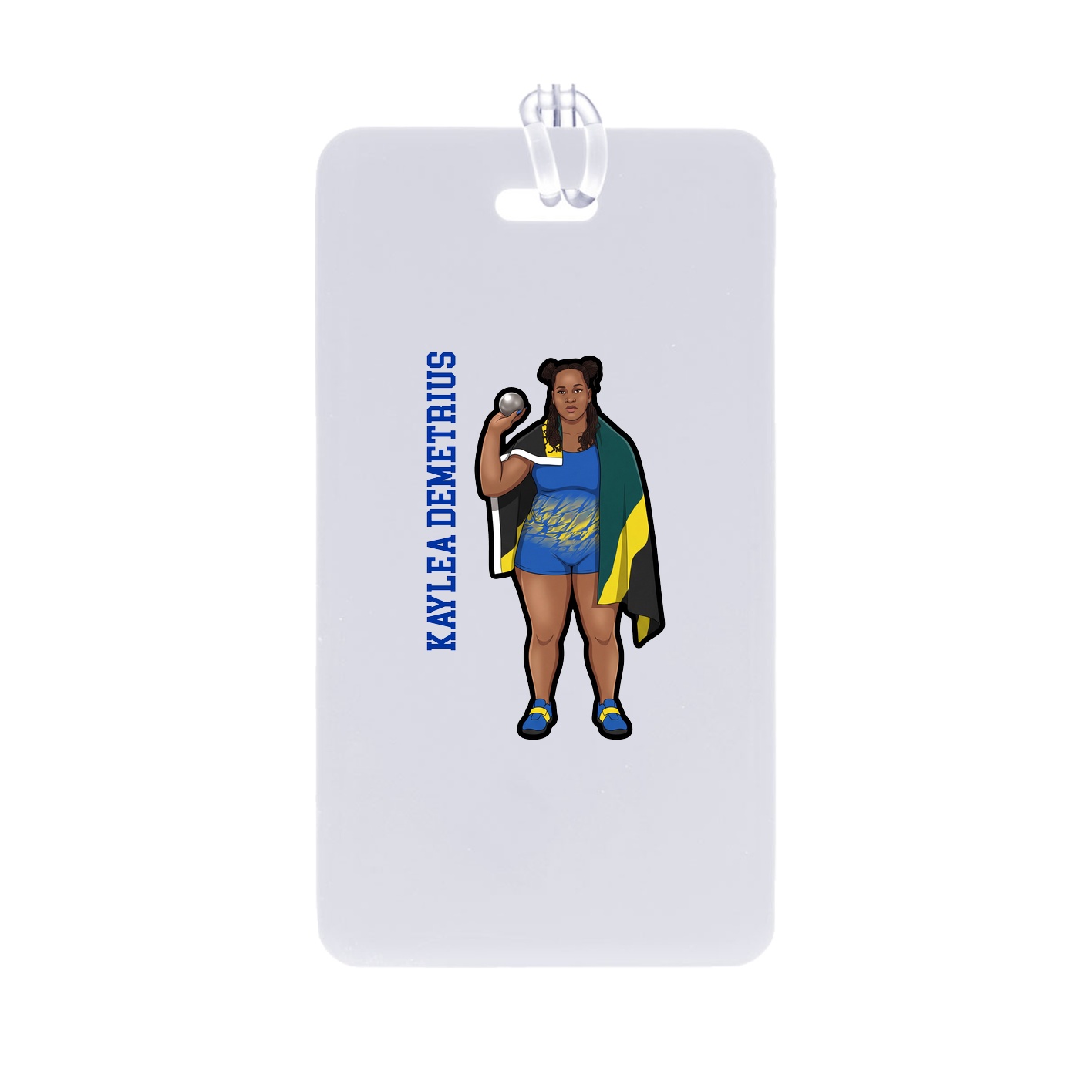 Bag Tag — Name Vertical in Classic