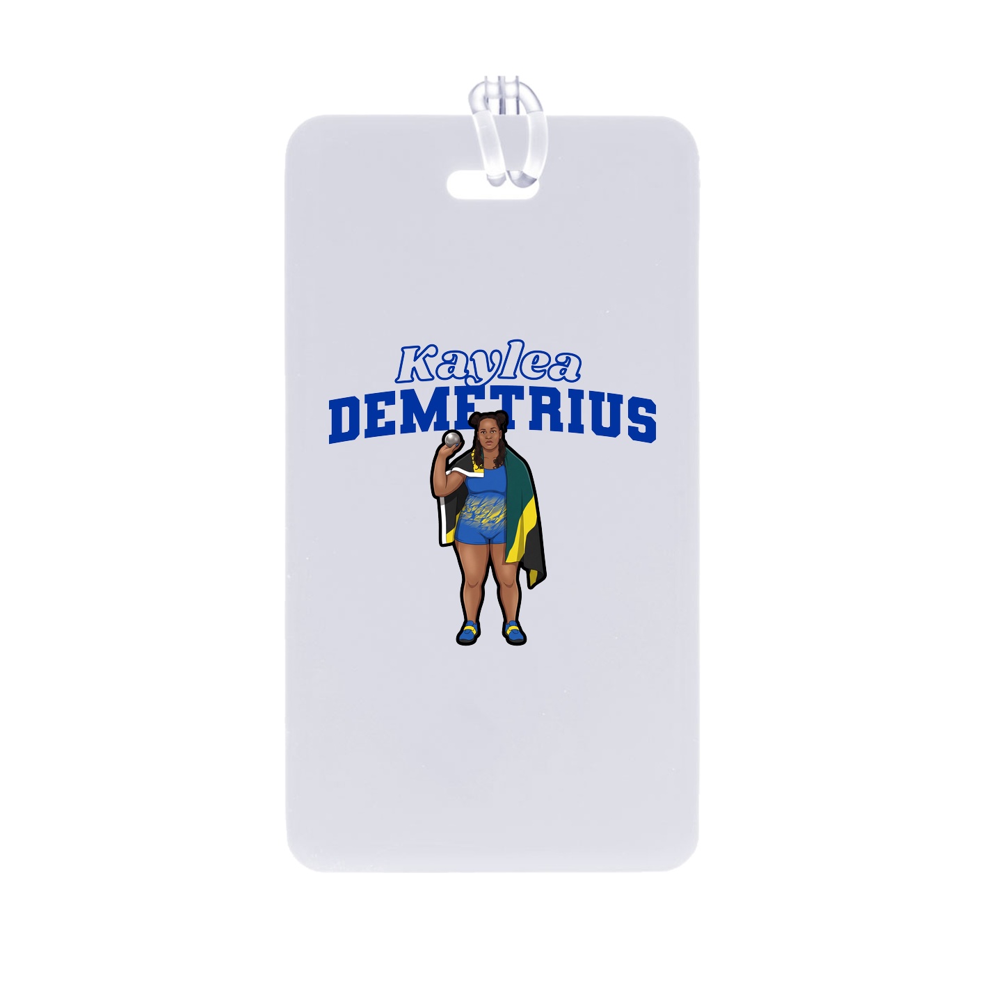 Bag Tag — Name Arch in Classic