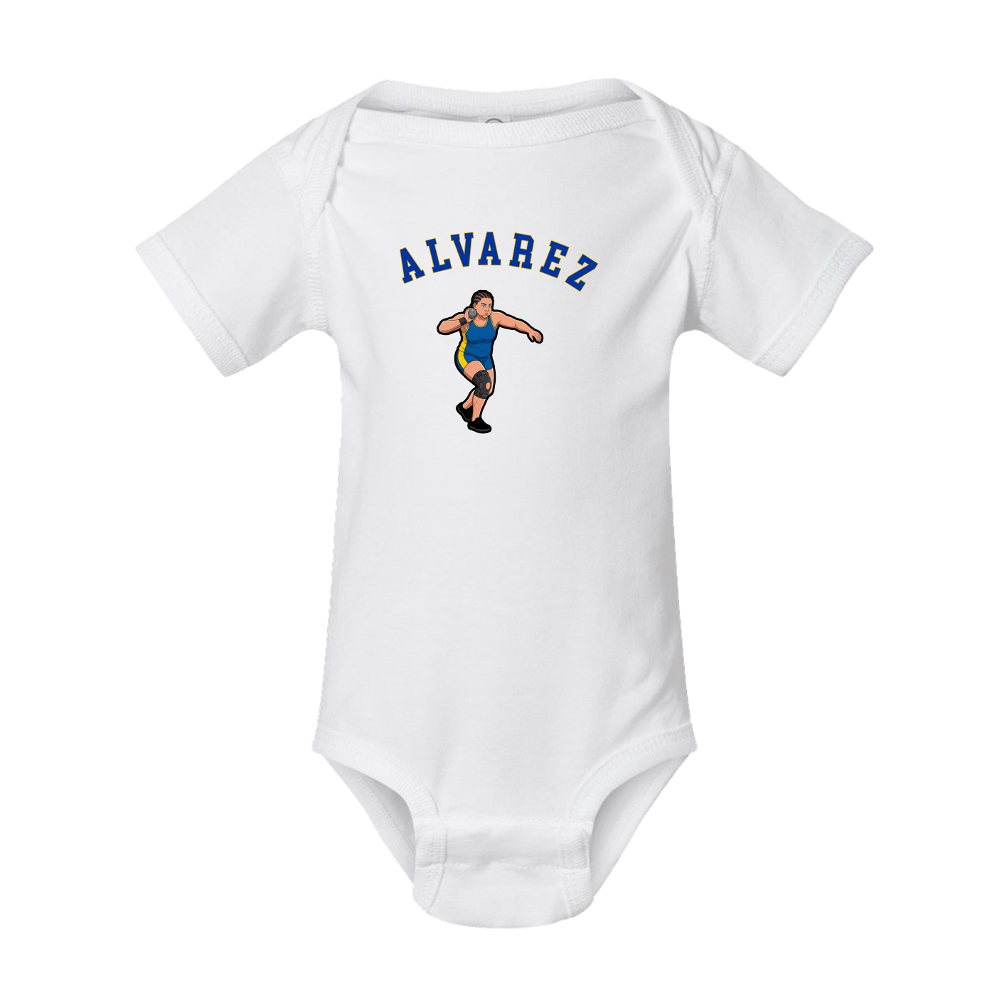 Baby Onesie — Shirsey Arch in White