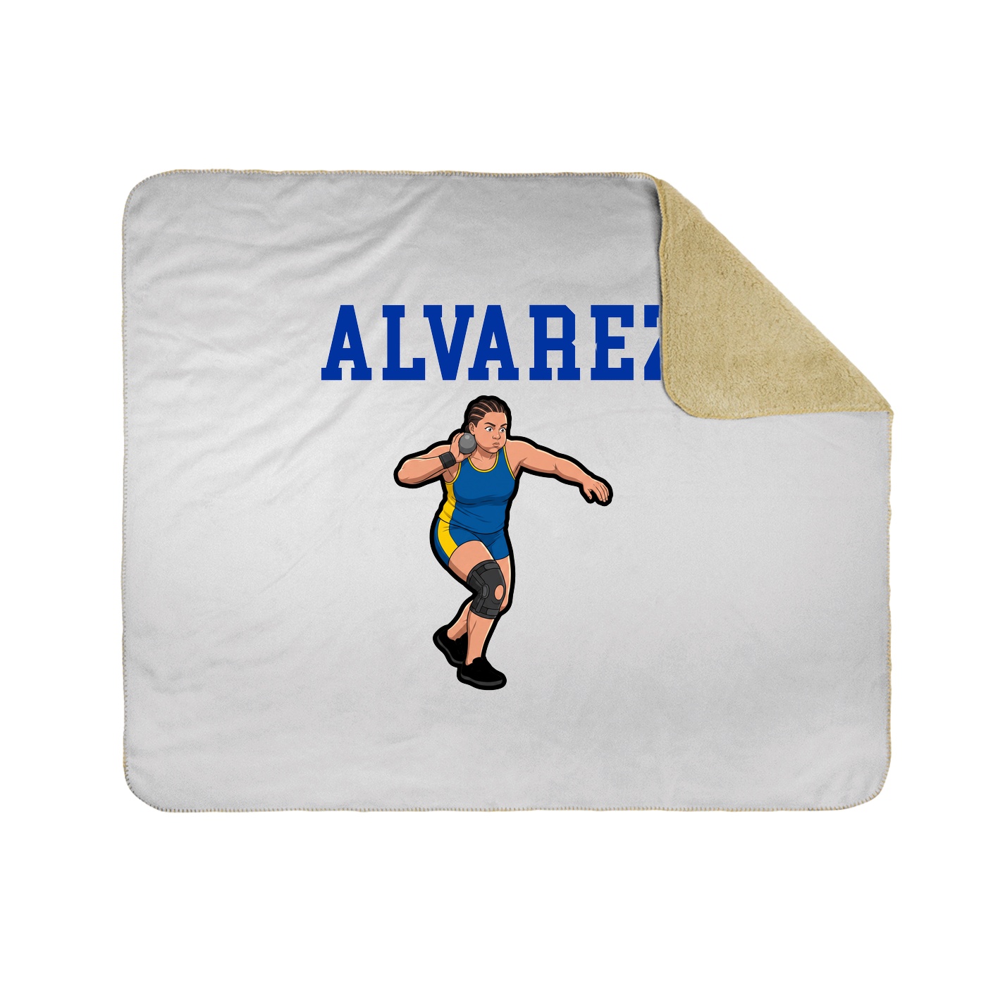 Throw Blanket — Shirsey in White