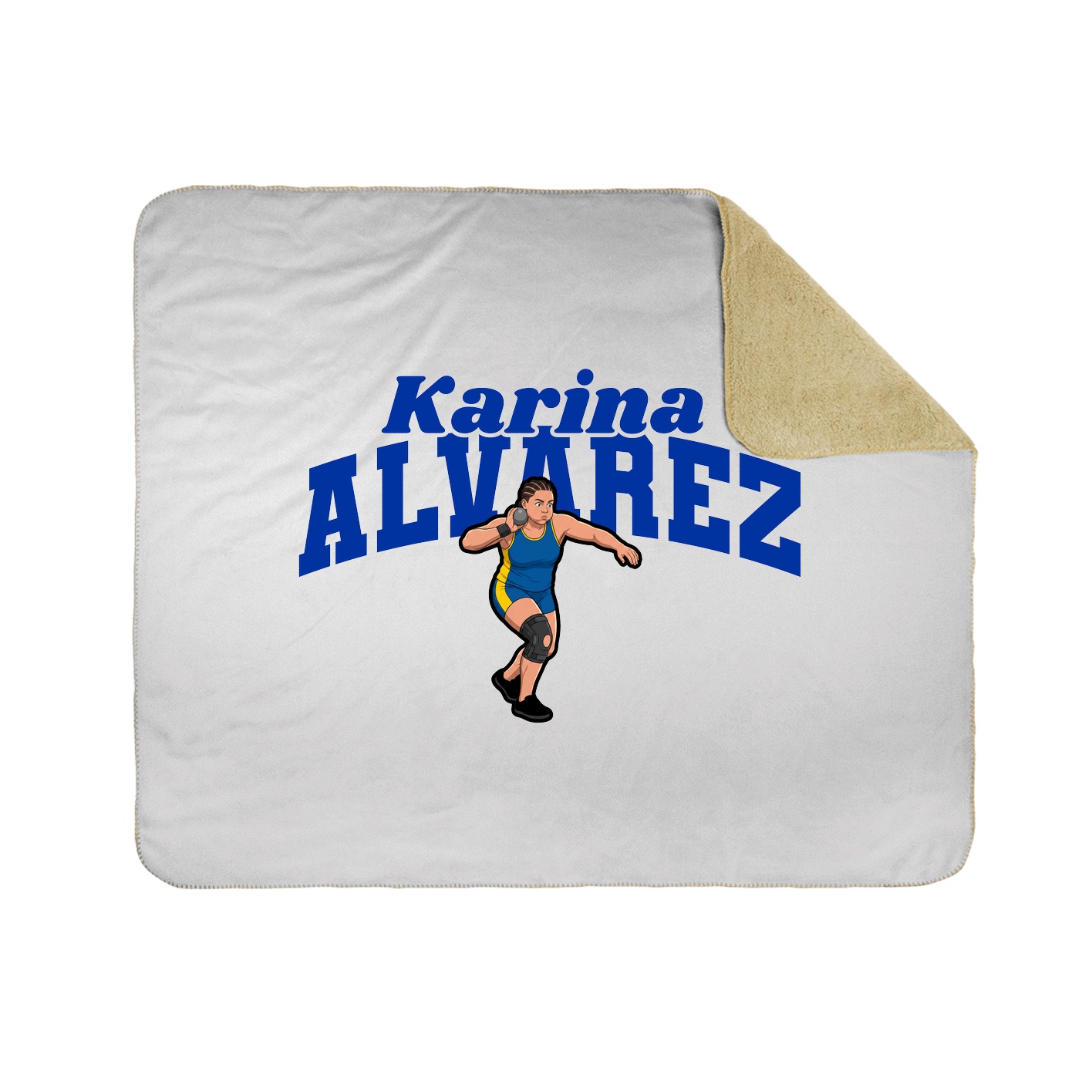 Throw Blanket — Signature Arch in White