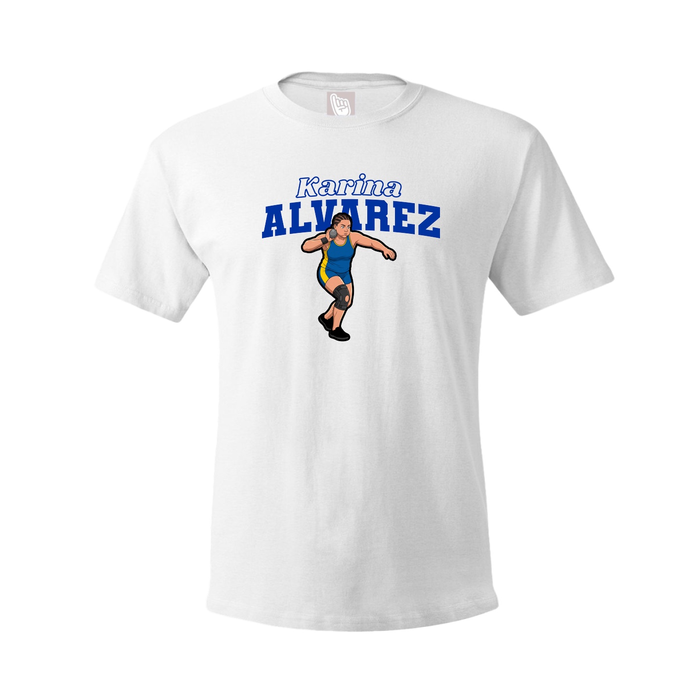 Tee — Name Arch in White