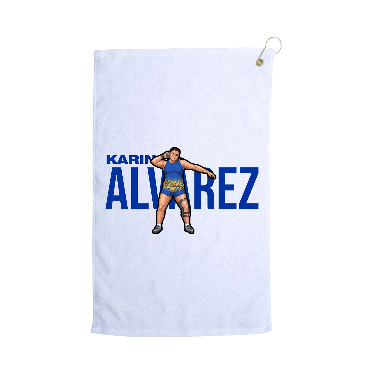 Golf Towel — Player Name in White