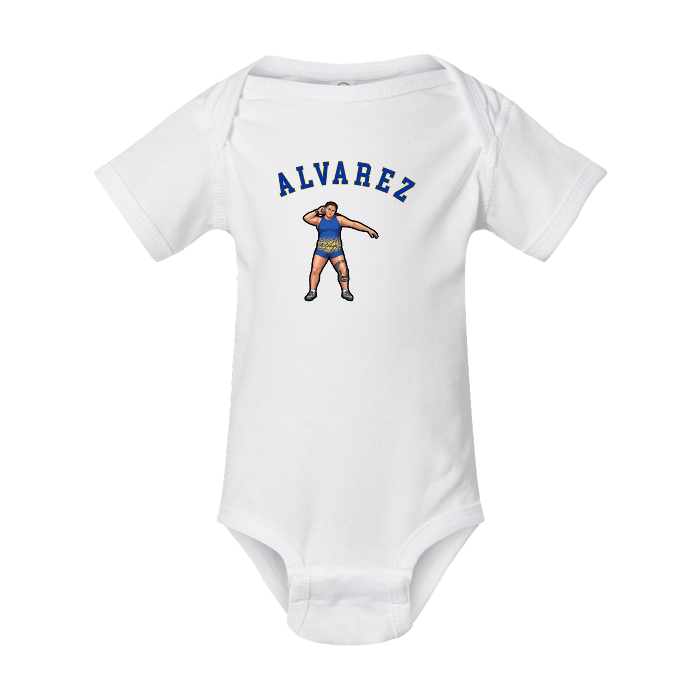Baby Onesie — Shirsey Arch in White