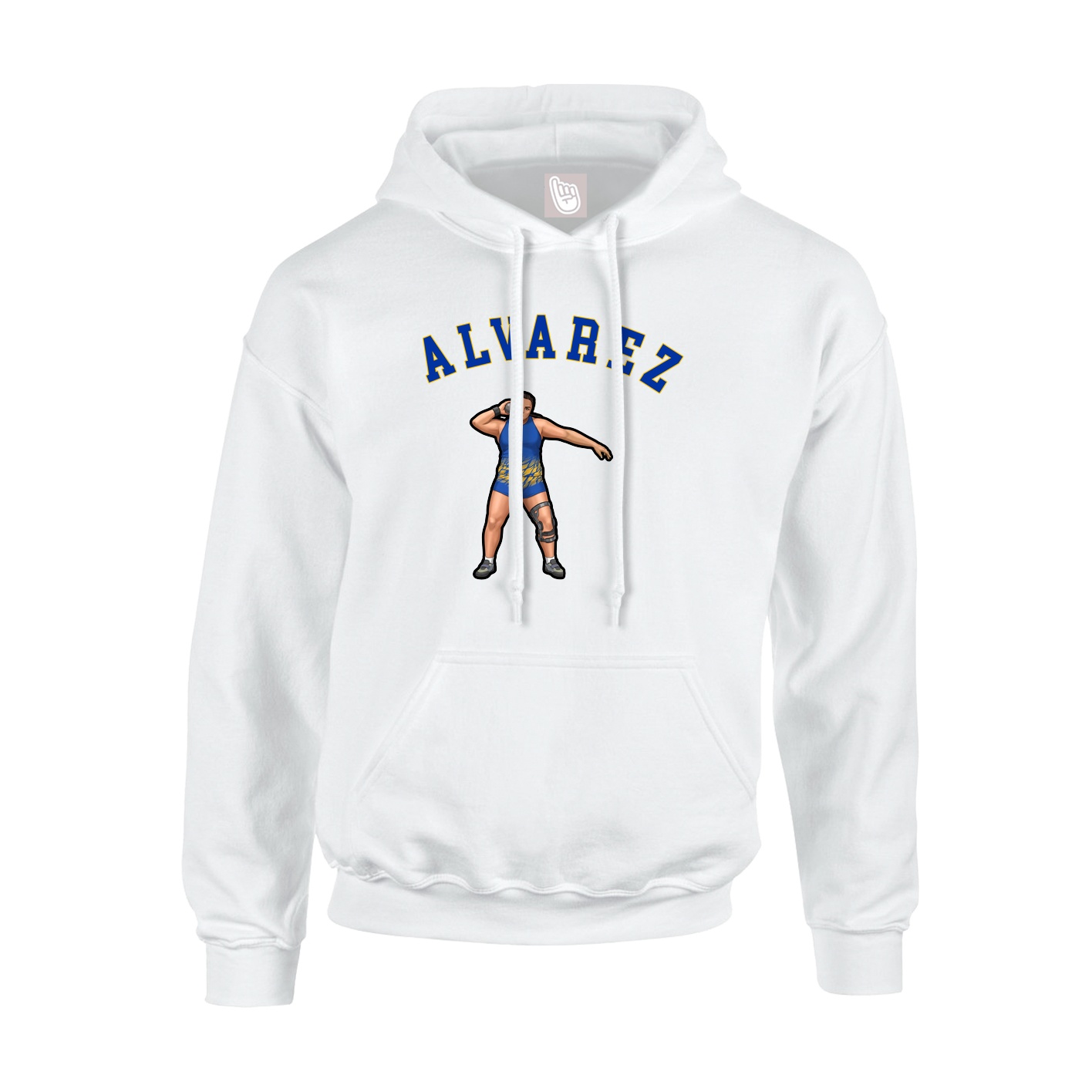 Youth Hoodie — Shirsey Arch in White