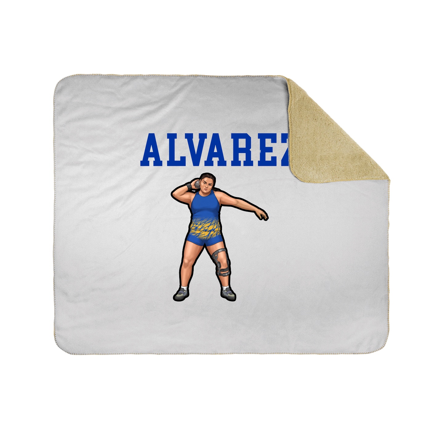 Throw Blanket — Shirsey in White
