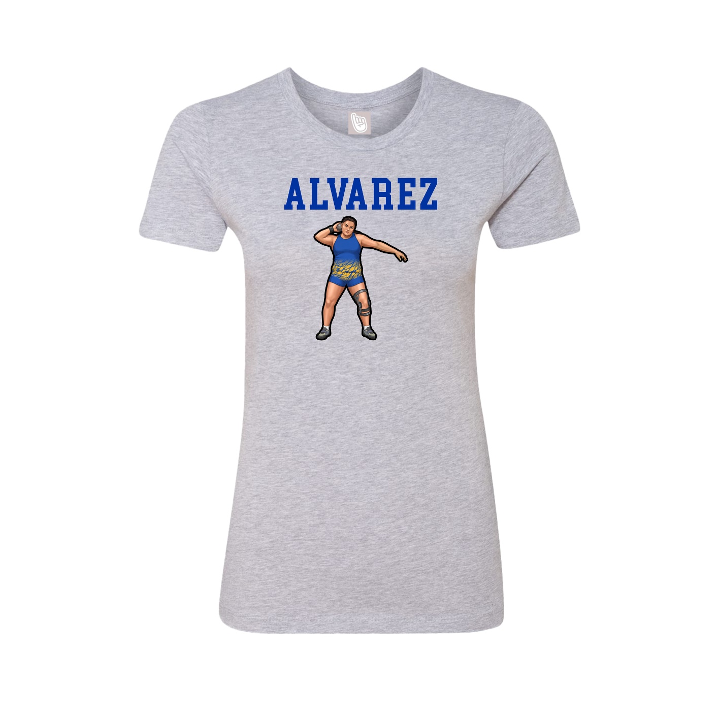 Fitted Women's Tee — Shirsey in Grey