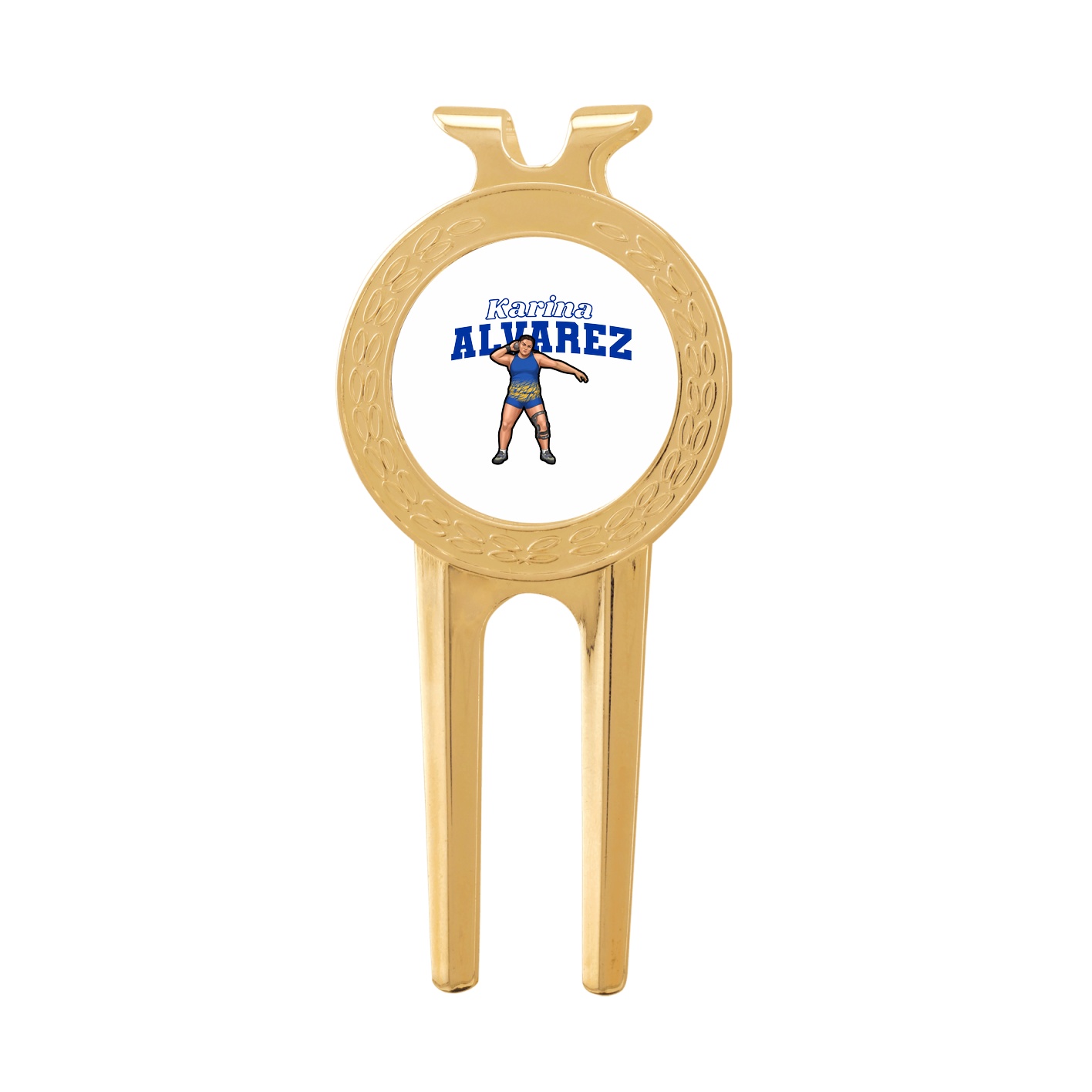 Divot Tool with Ball Marker — Name Arch in Classic