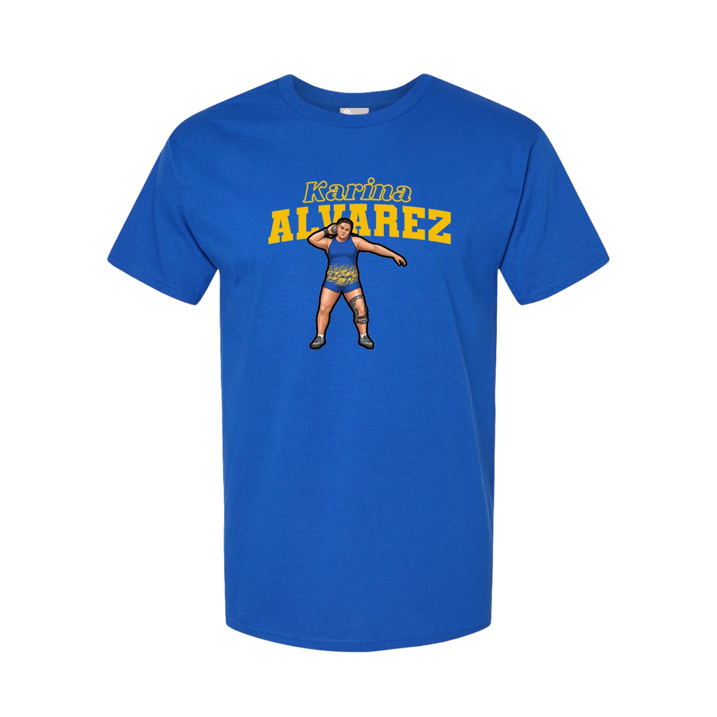 Tee — Name Arch in Royal