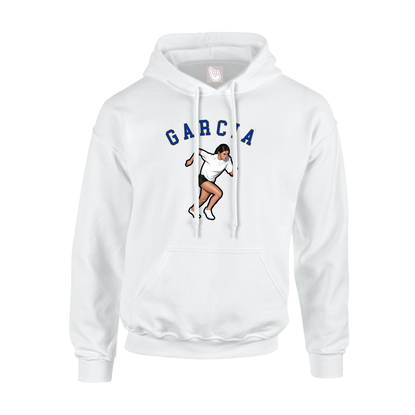 Youth Hoodie — Shirsey Arch in White