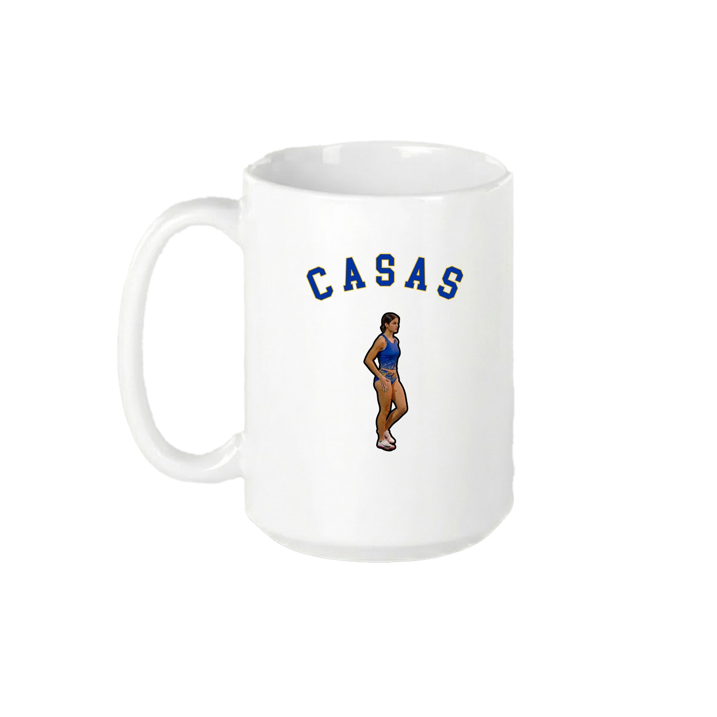 15oz Coffee Mug — Shirsey Arch in White