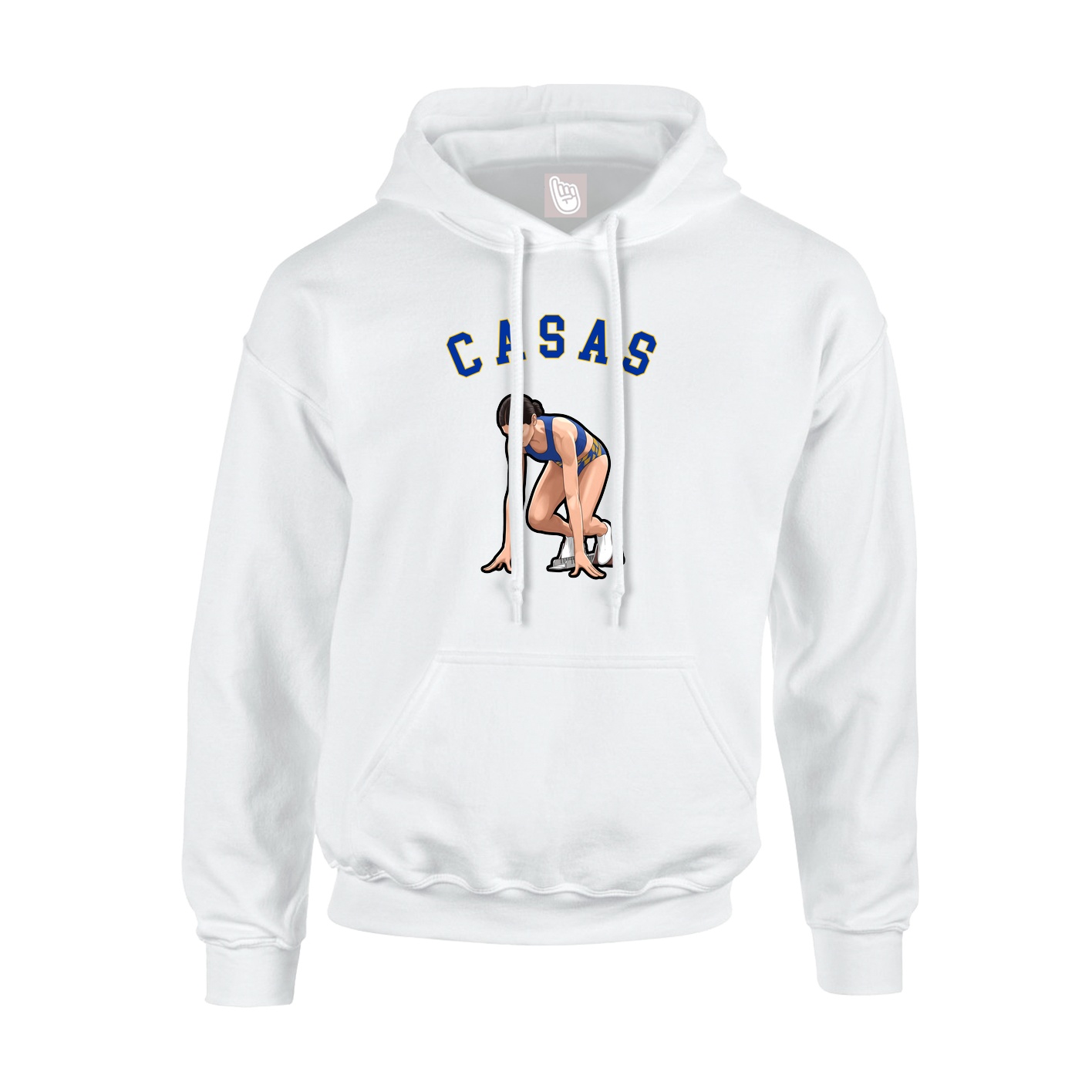 Hoodie — Shirsey Arch in White