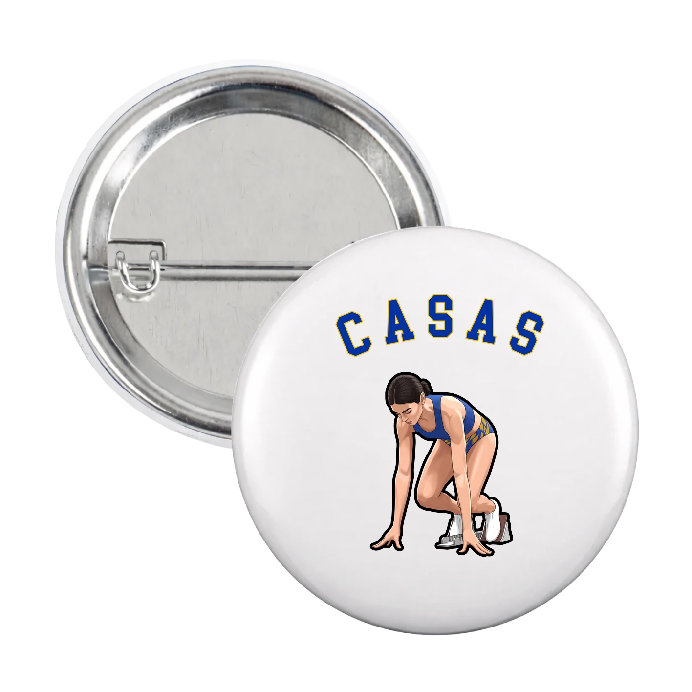 Game Day Button — Shirsey Arch in White