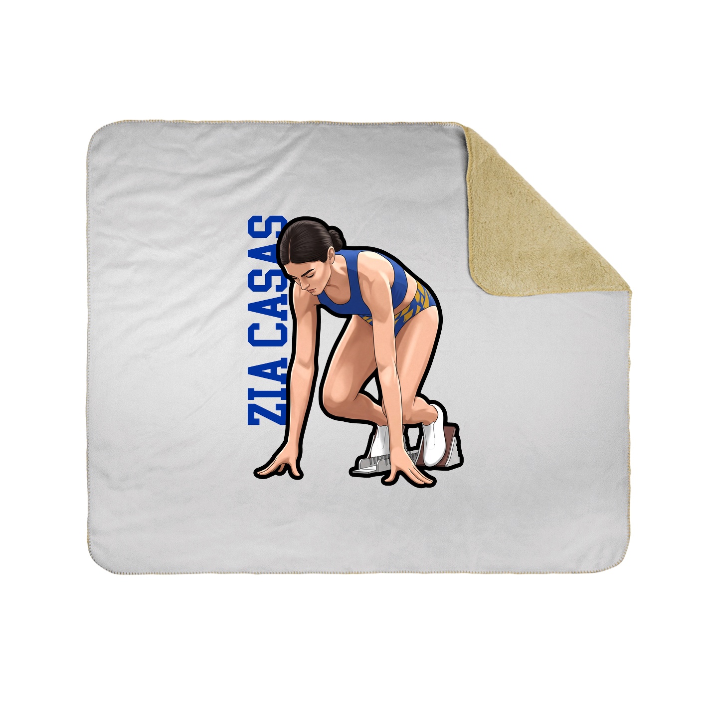 50x60 Sherpa Lined Throw Blanket