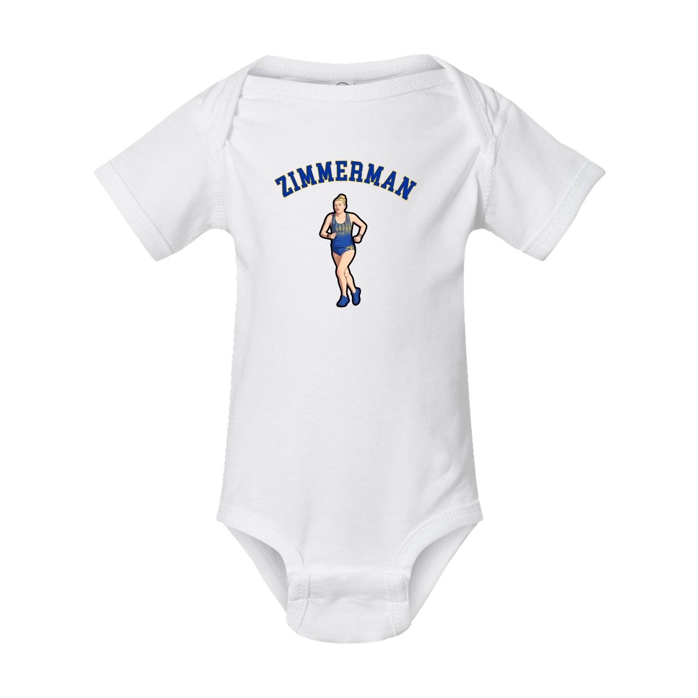 Baby Onesie — Shirsey Arch in White