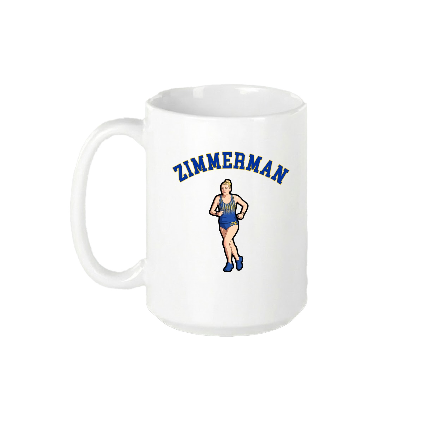 15oz Coffee Mug — Shirsey Arch in White